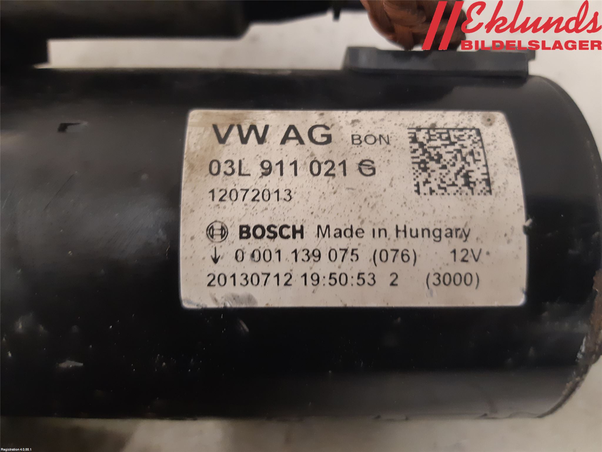 Audi A4 12-15 Startmotor Diesel