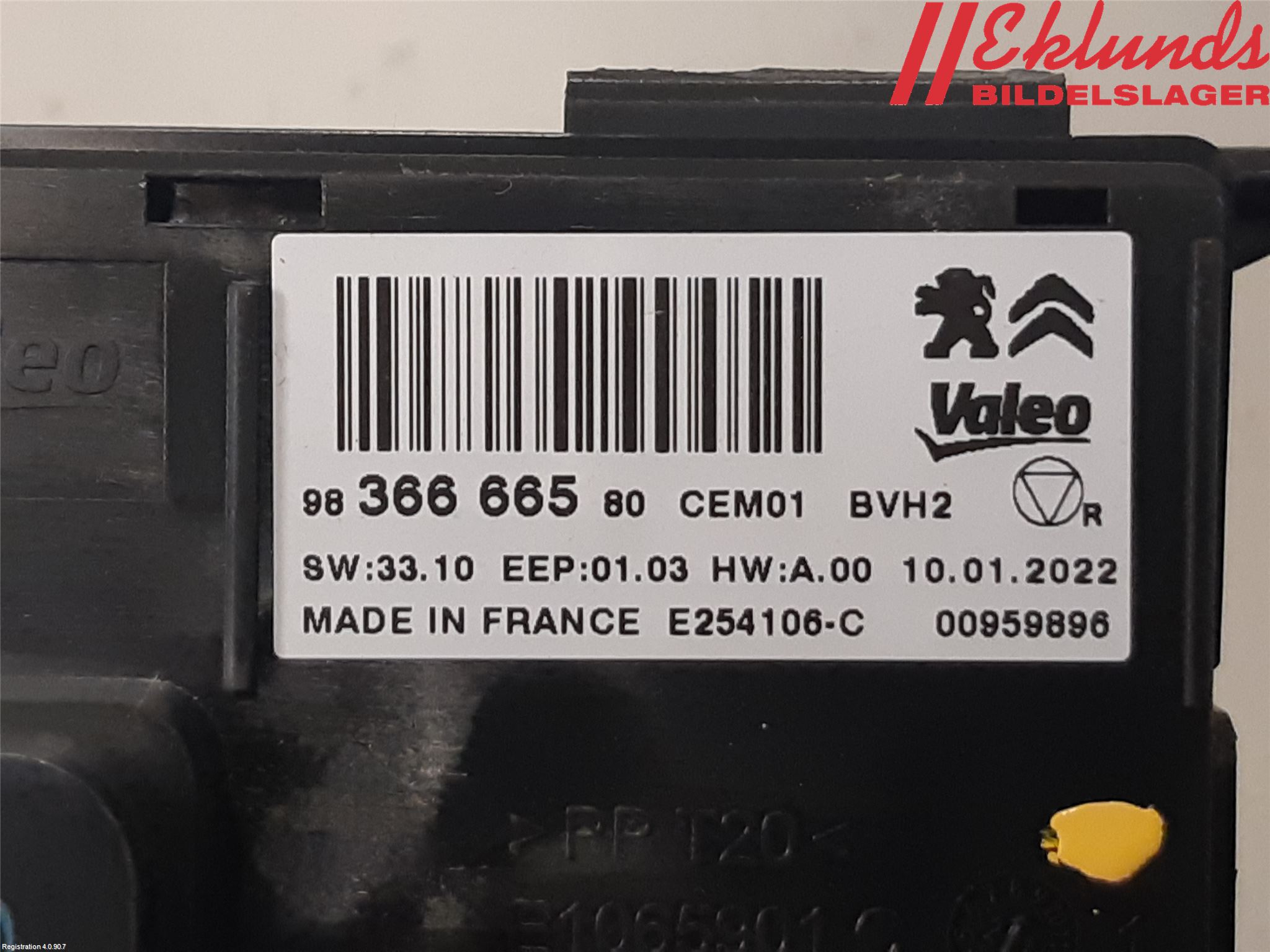 Toyota PROACE II 16- Styrenhet CupEvärme