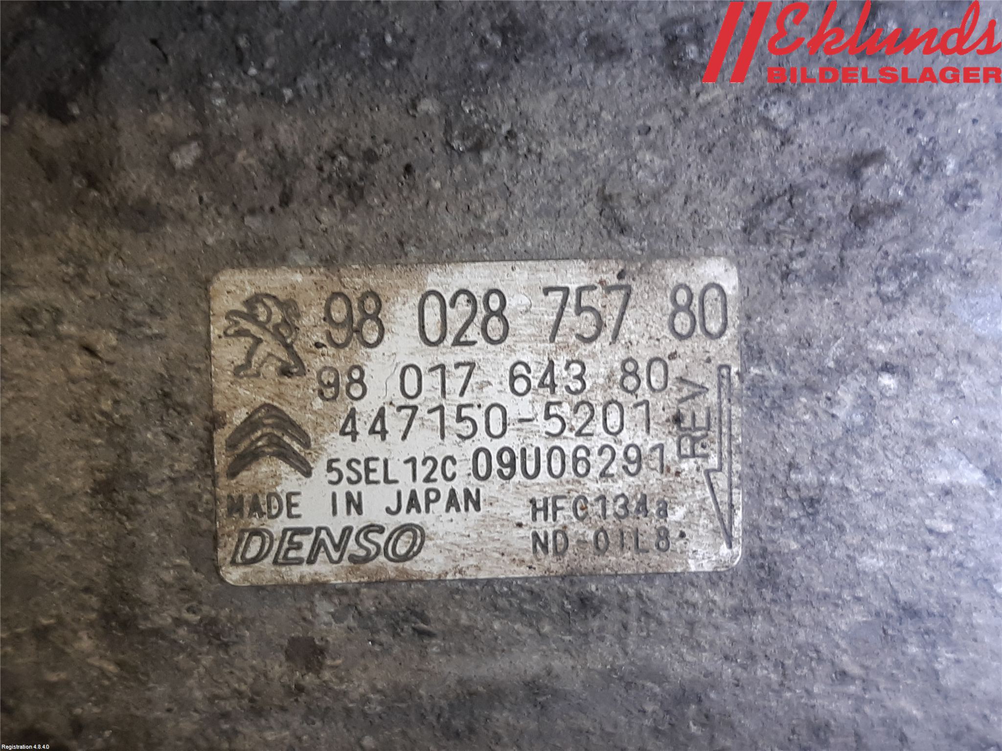 Peugeot PARTNER 16-18 Ac Kompressor