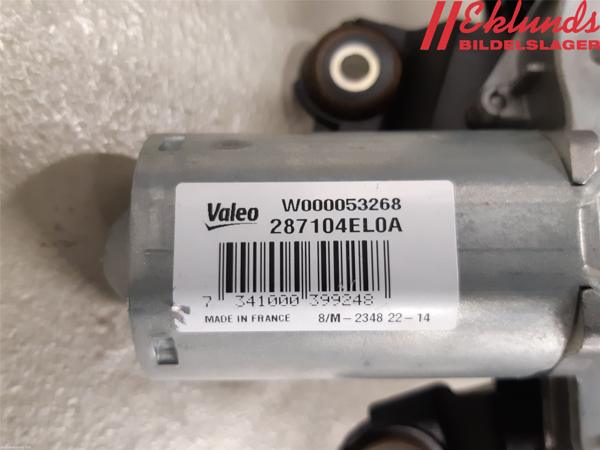Nissan QASHQAI 14-17 Torkarmotor Baklucka