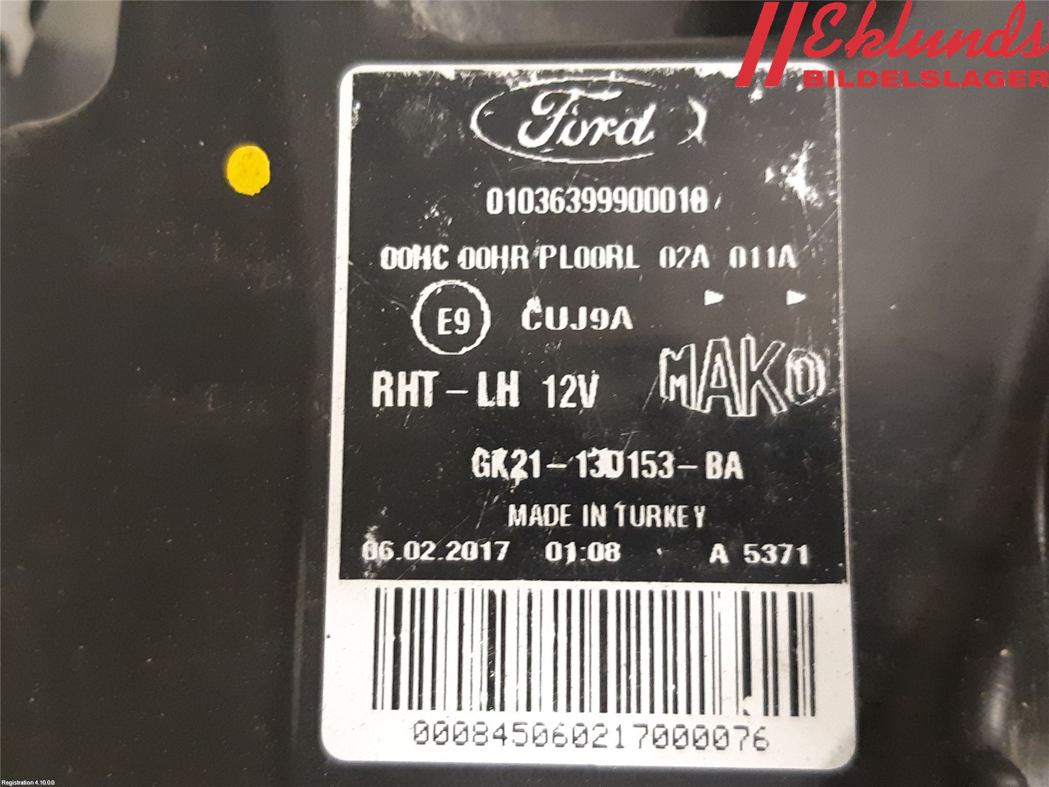 Ford TRANSIT SKÅP/BUSS 14-22 Strålkastare Vänster