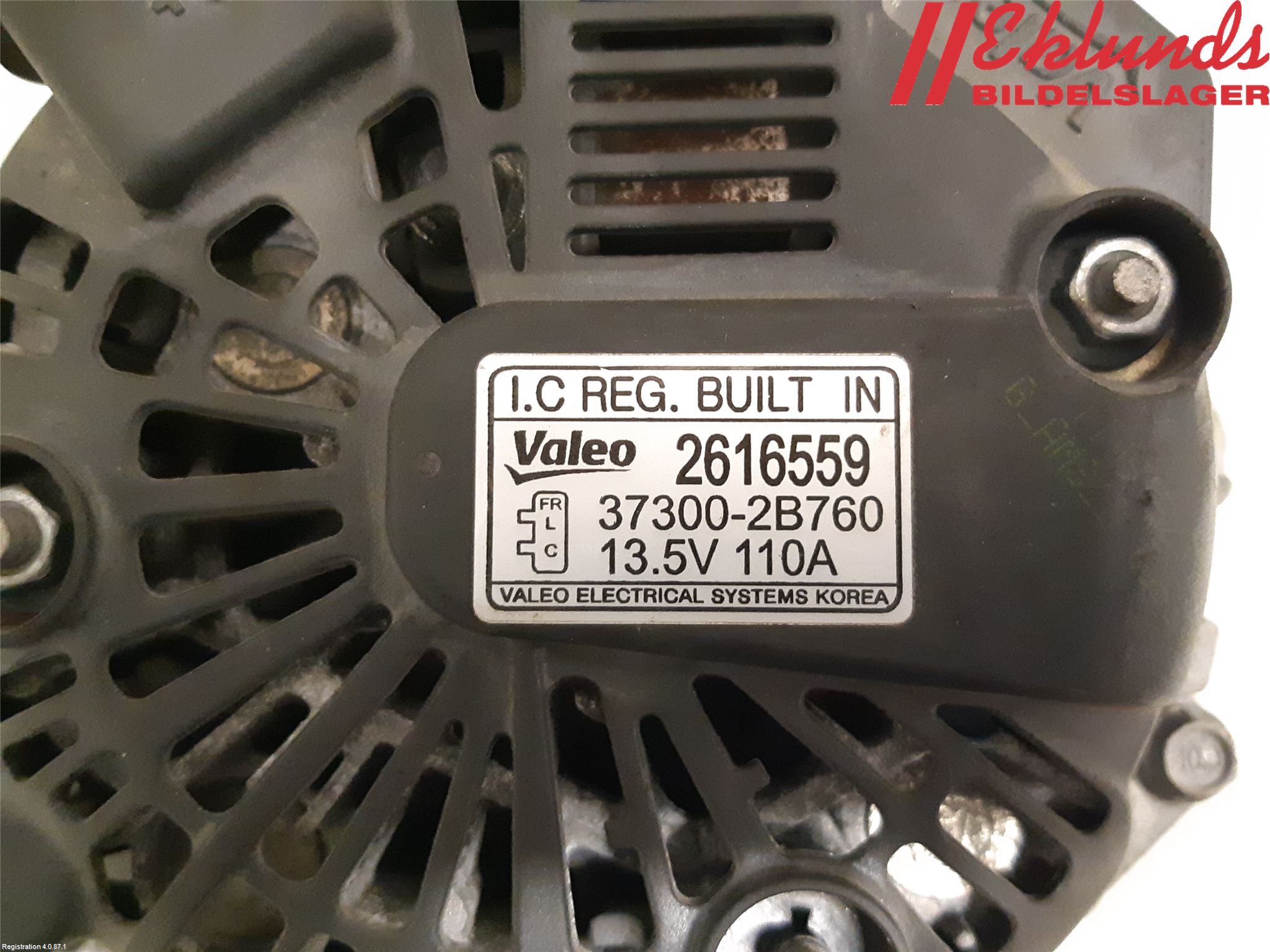 Kia RIO 12-16 Generator