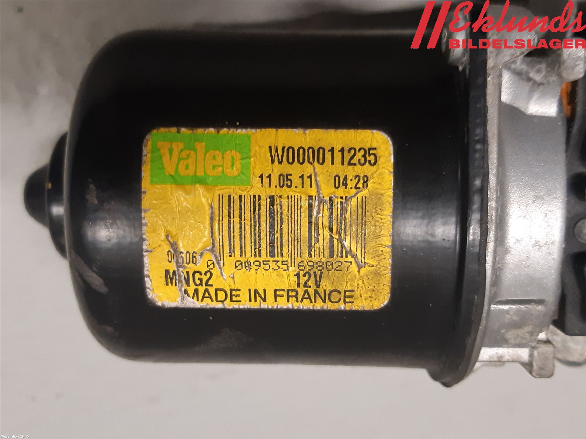Nissan QASHQAI 10-14 Torkarmotor Vindruta