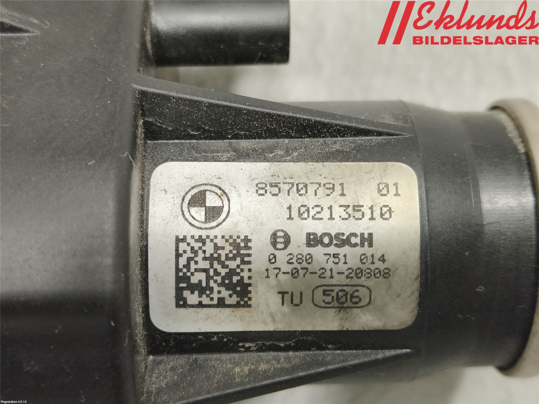 BMW 5 F10/F11/F18 09-17 Injspjällhuskontakt