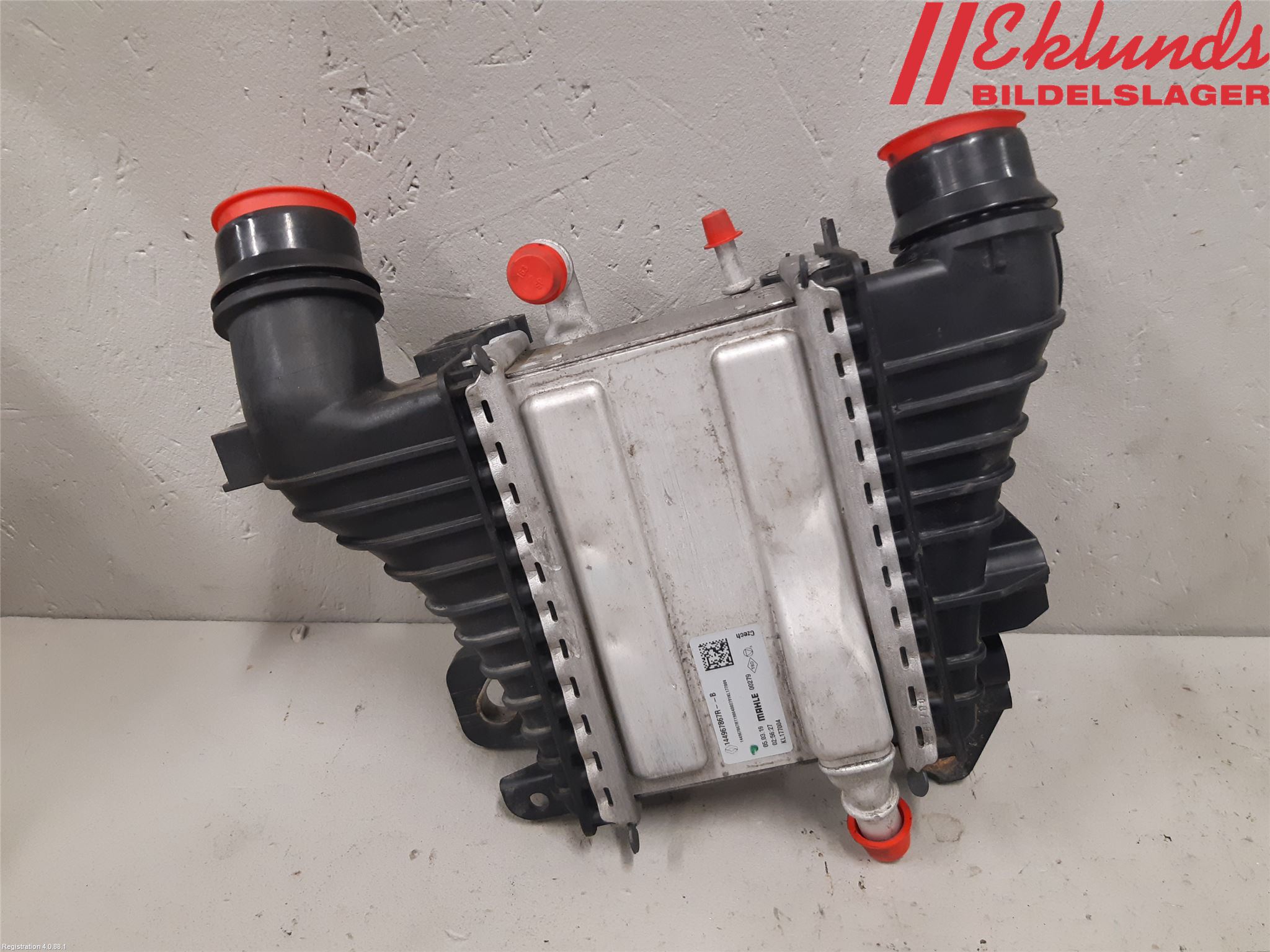 Dacia DUSTER 18-24 Laddluft-Intercooler Kyl