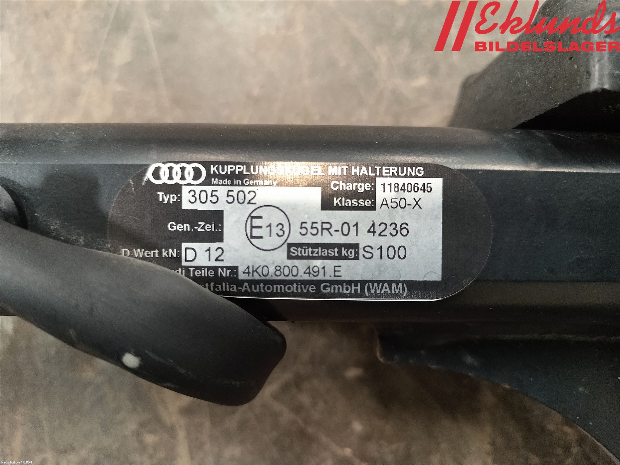 Audi A6 F2/C8 19- Dragkrok