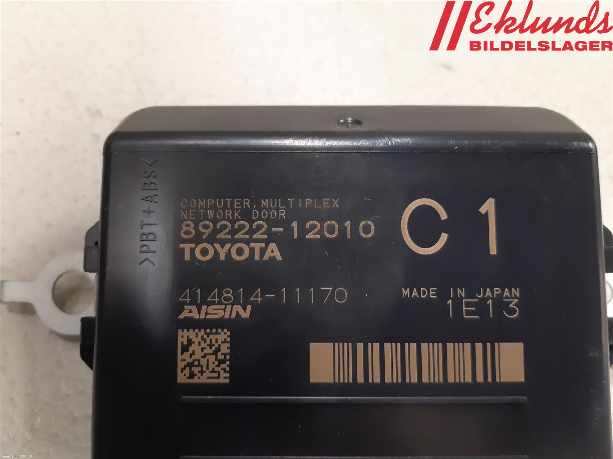 Toyota COROLLA 19- Styrenhet Baklucka