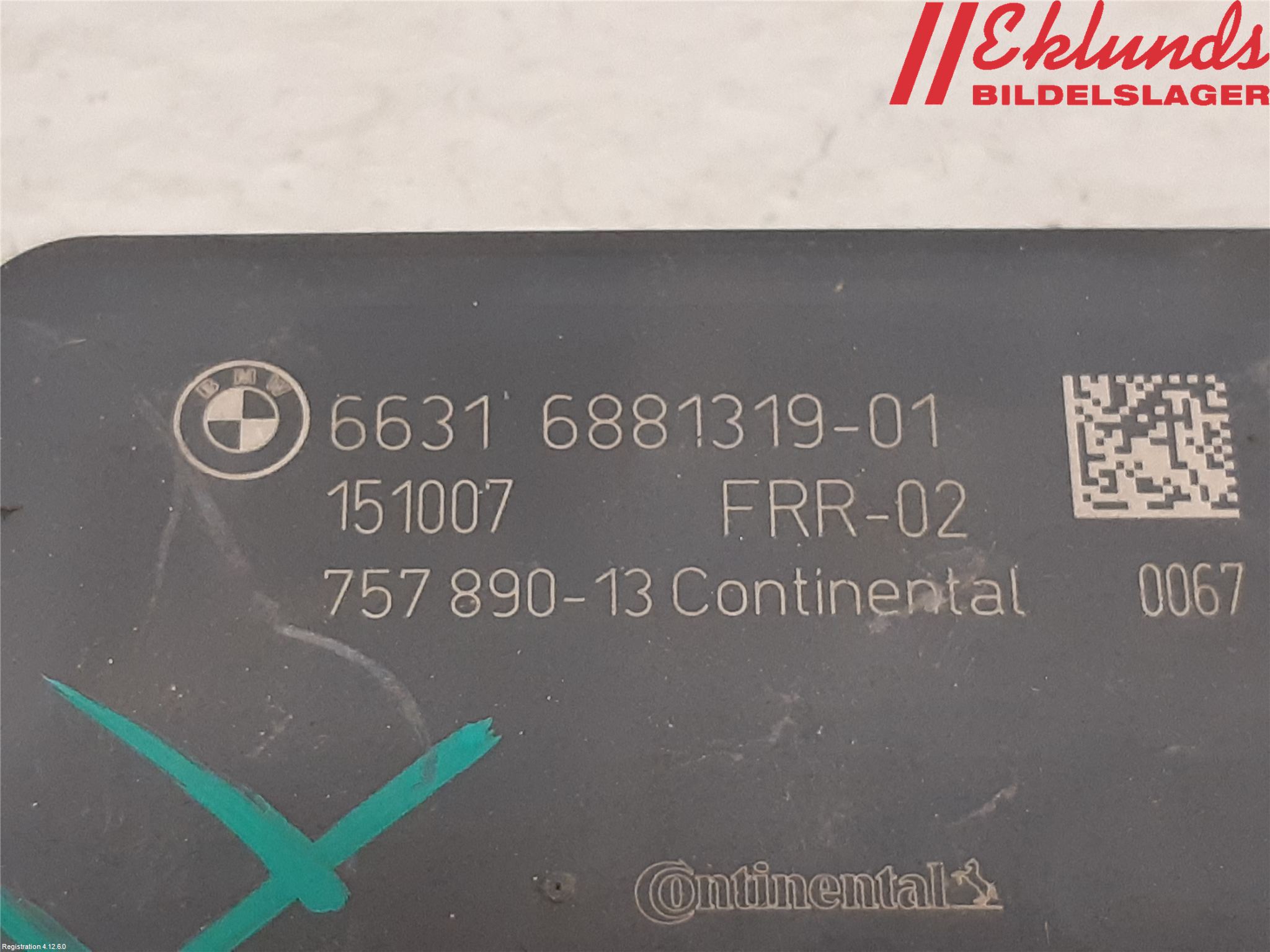 BMW 7 G11/G12 15-22 Sensor Aktivt Kollisionsskydd