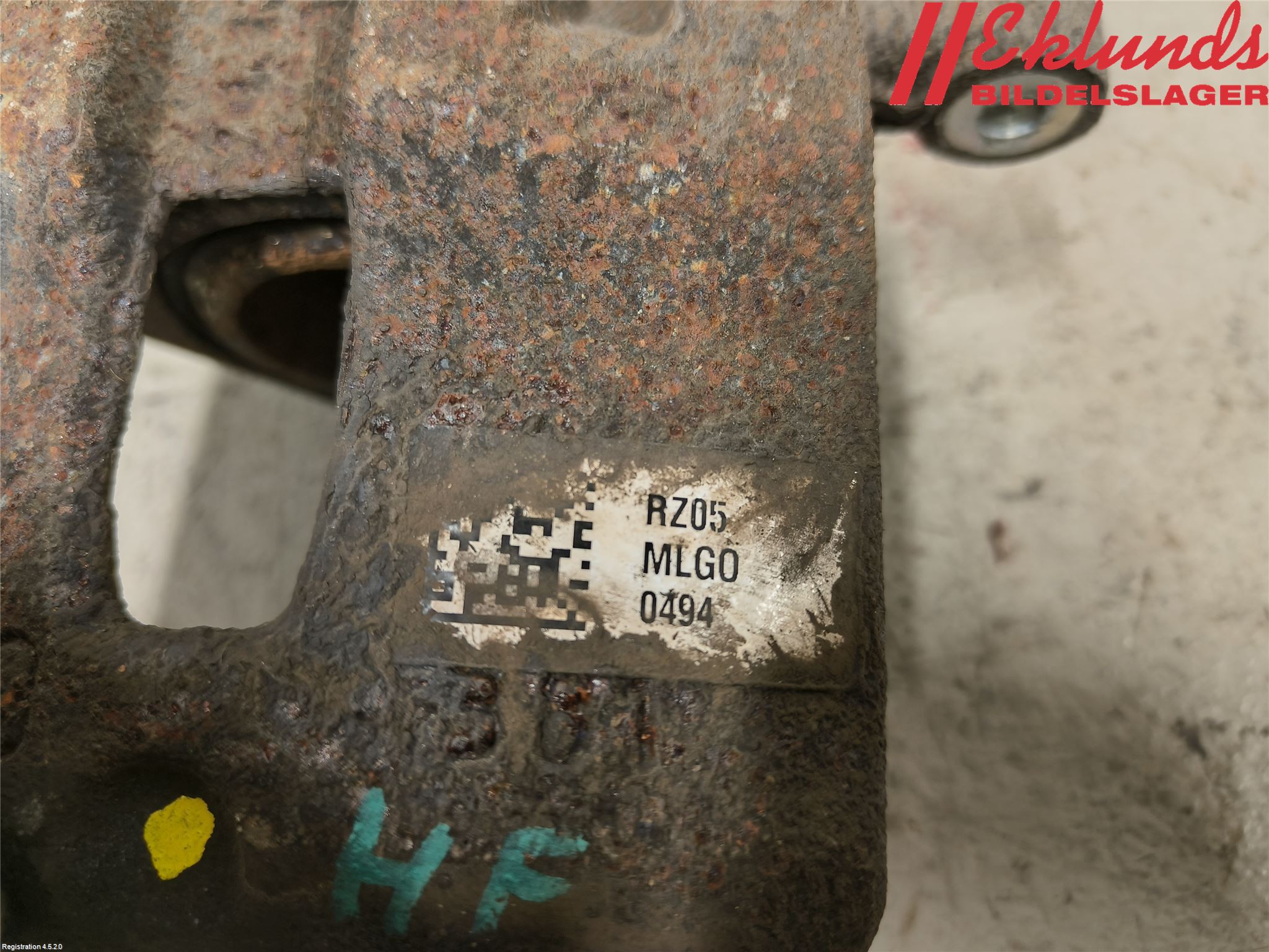 Kia RIO 17- Bromsok Fram Höger