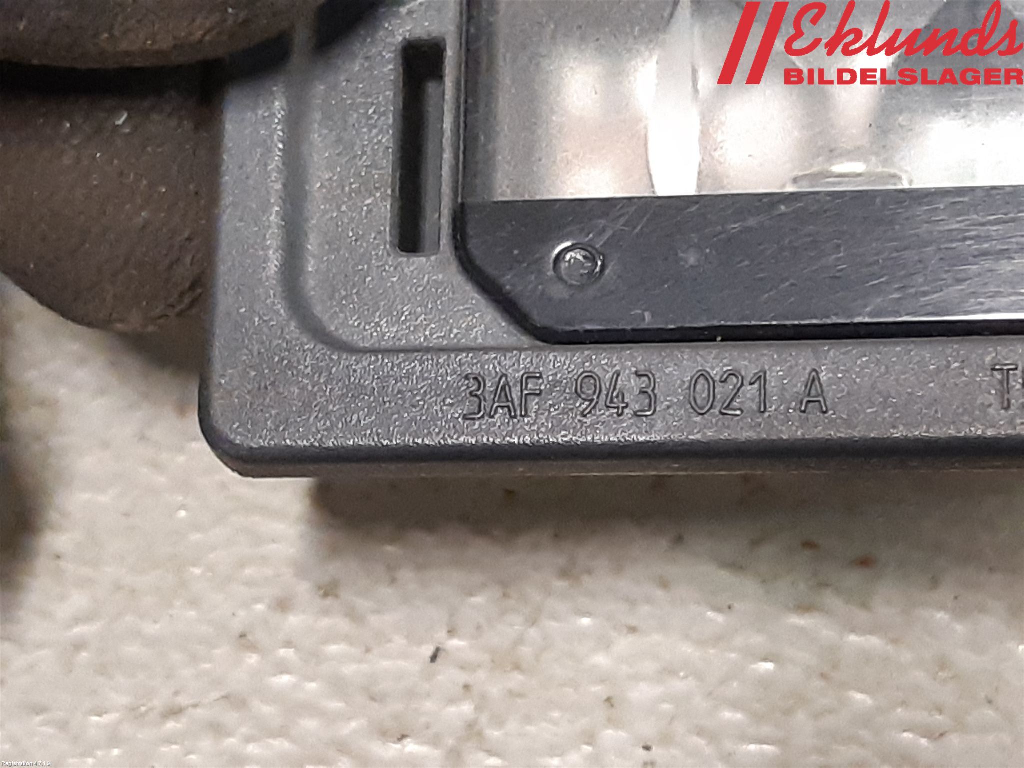 Volkswagen VW PASSAT 11-14 Skylt Belysning