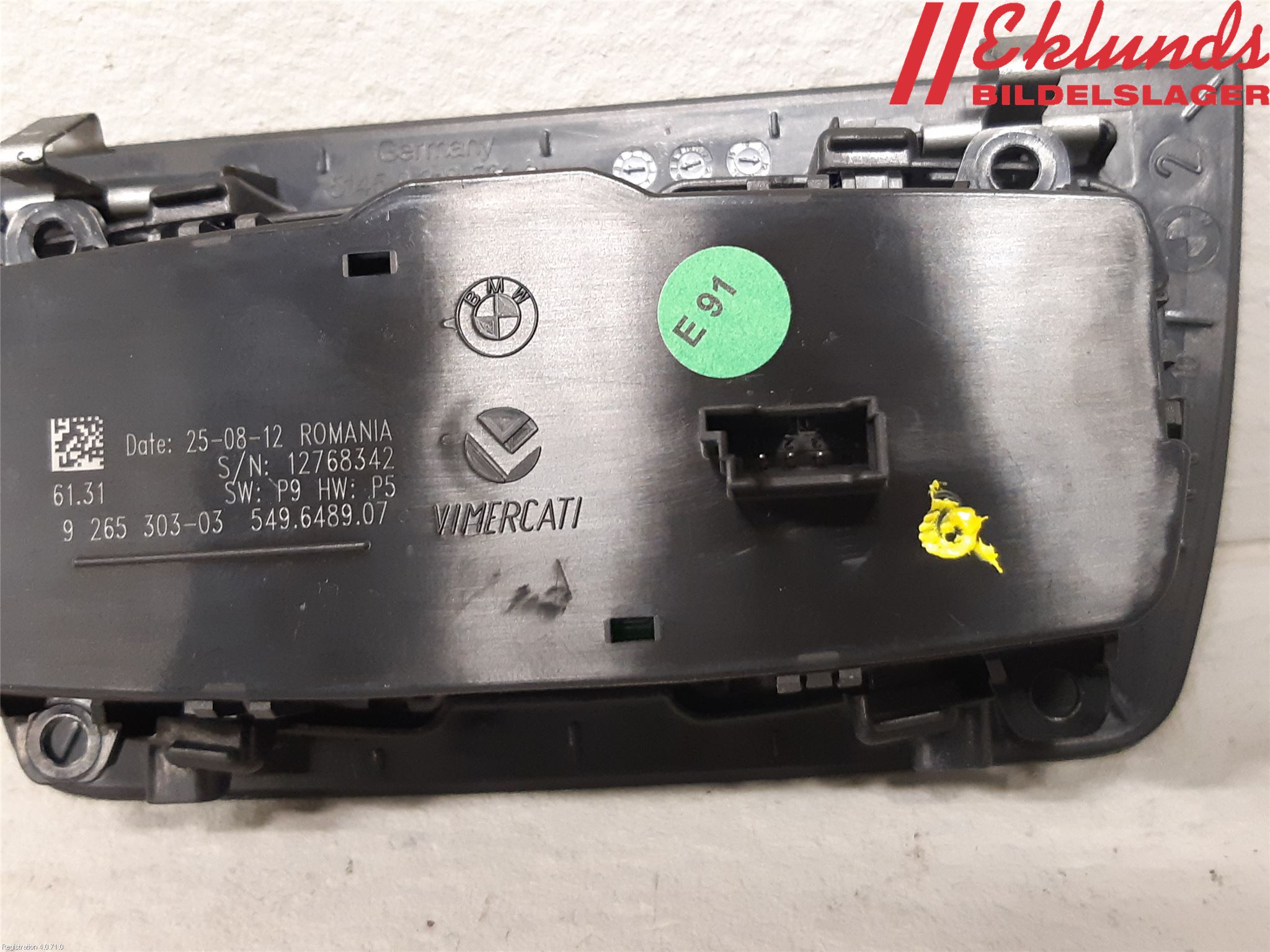 BMW 3 F30/F31/F80 12-19 Strömställare Ljus
