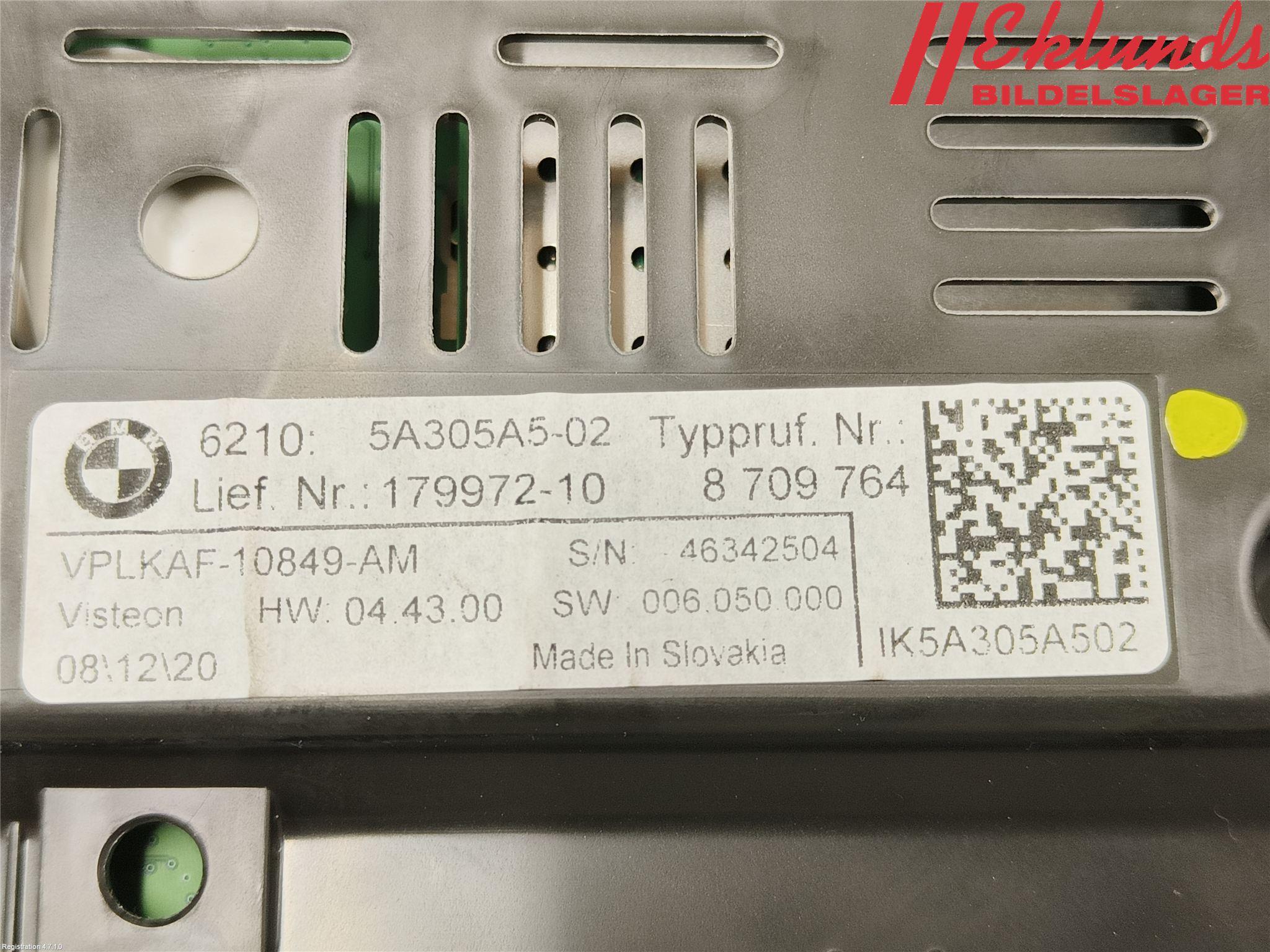 BMW 1 F40 19- Instrument Komb