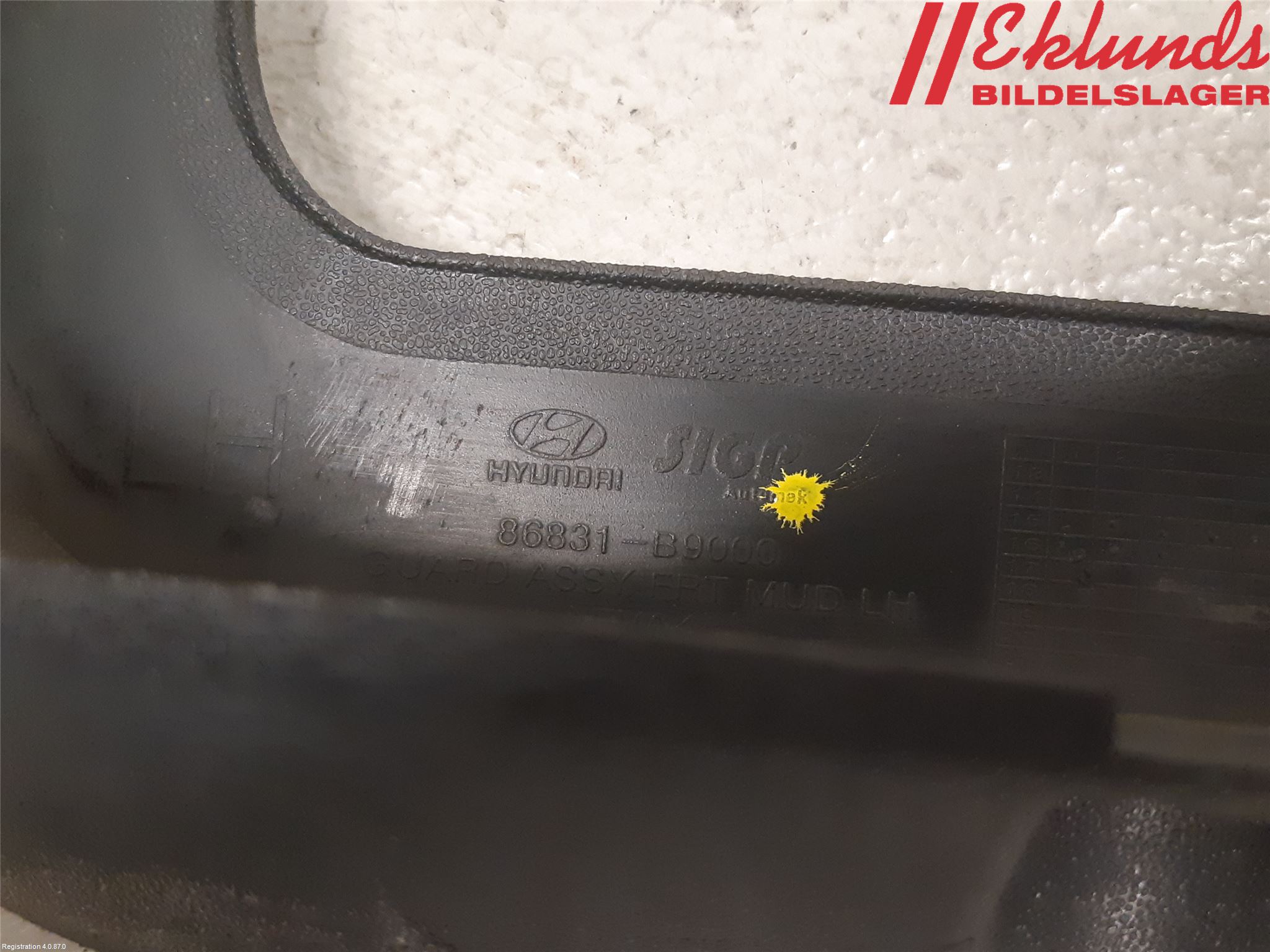 Hyundai i10 BA 17-20 Stänkskydd