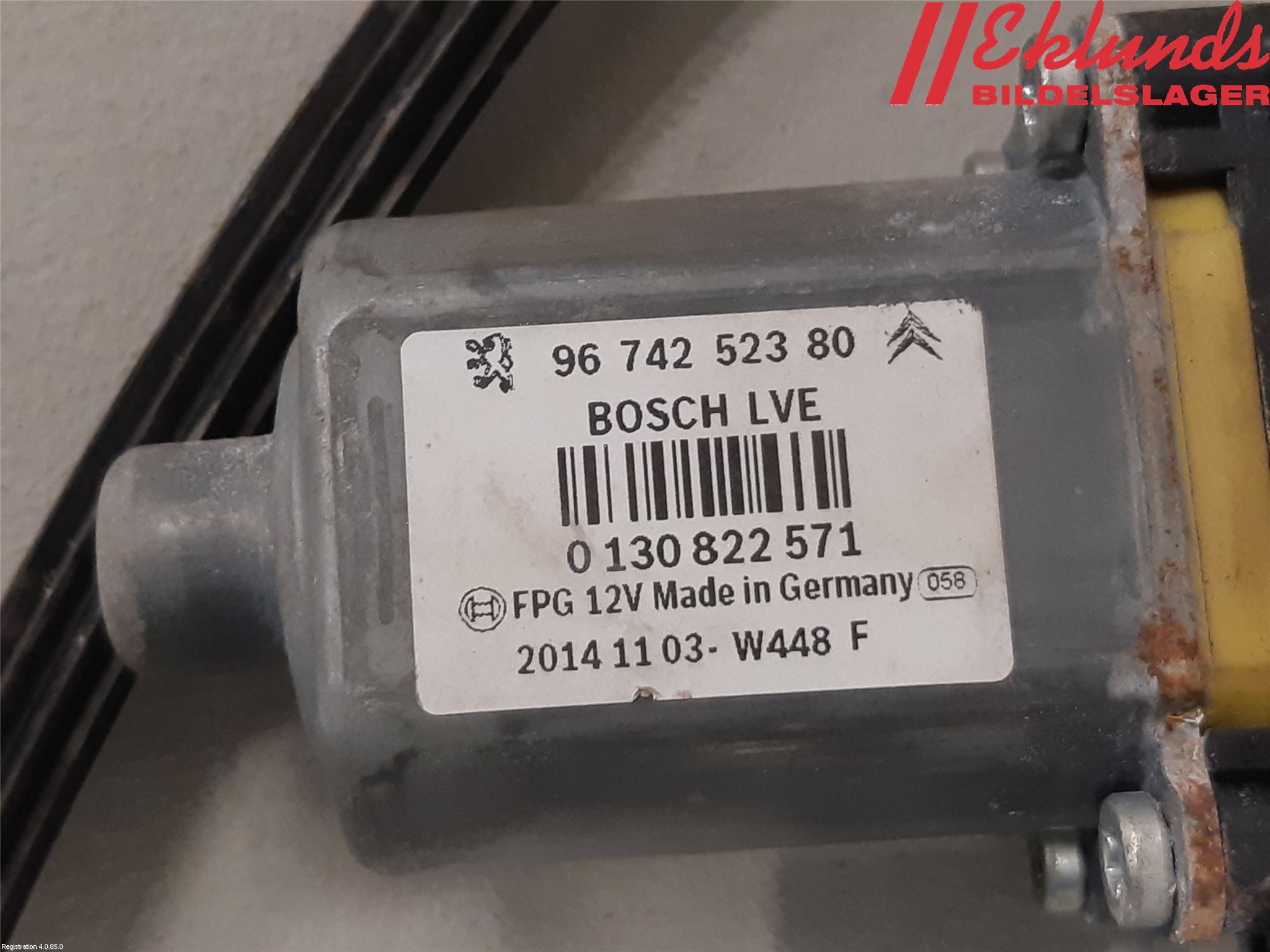 Citroen C4 CACTUS 14-20 Fönsterhiss El Kompl