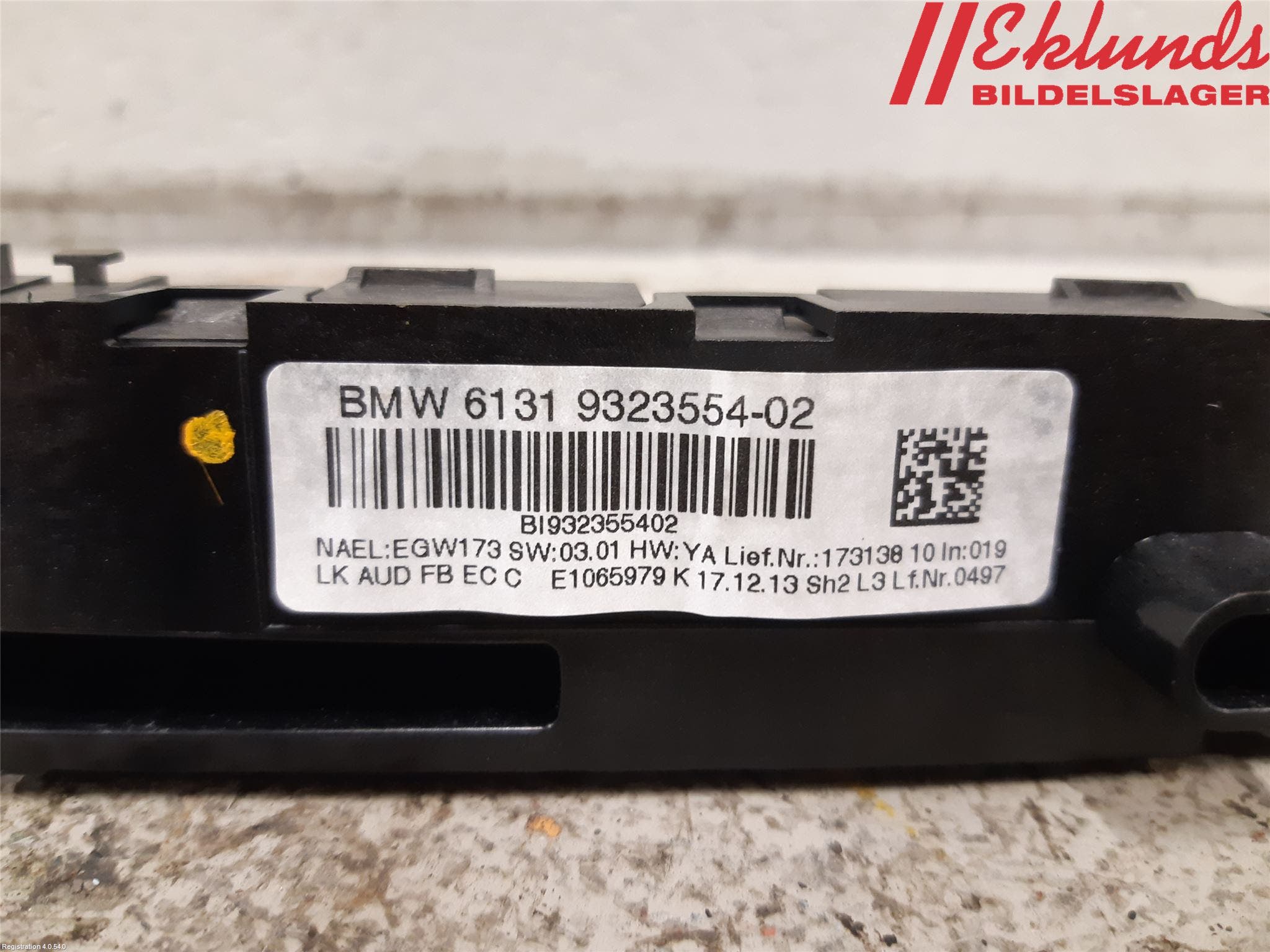 BMW 4 F32/F33/F82/F83 13-20 Cd Radio - Multimediapanel