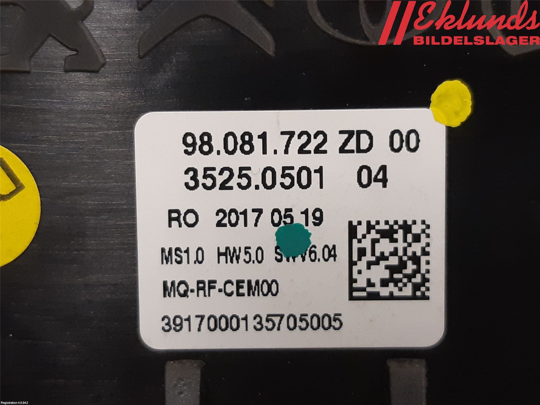 Peugeot EXPERT/E-EXPERT 17- Ac Styrenhet Ac Manöveren