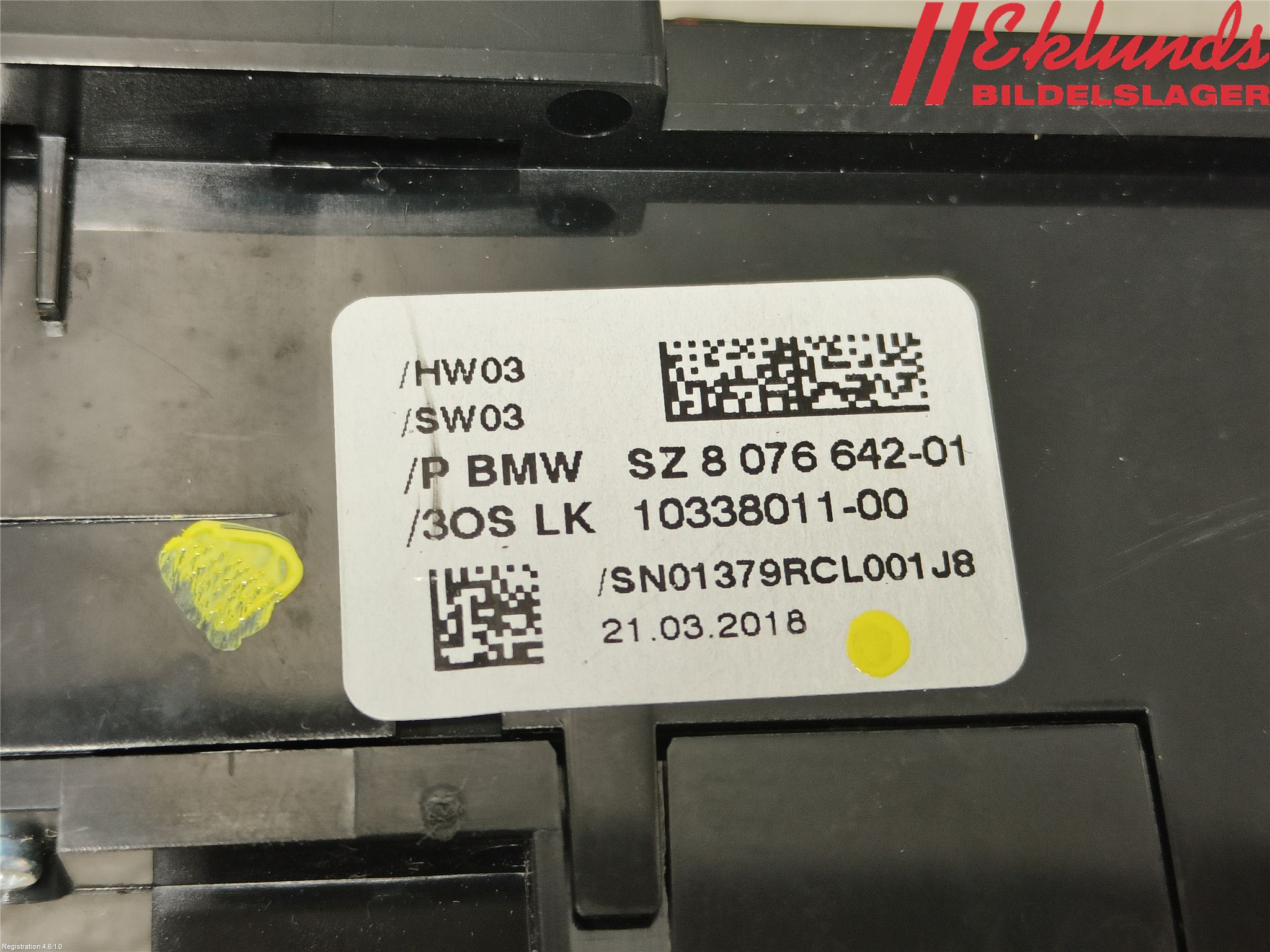 BMW 5 G30/G31/F90 17-23 Strömställare Övrigt