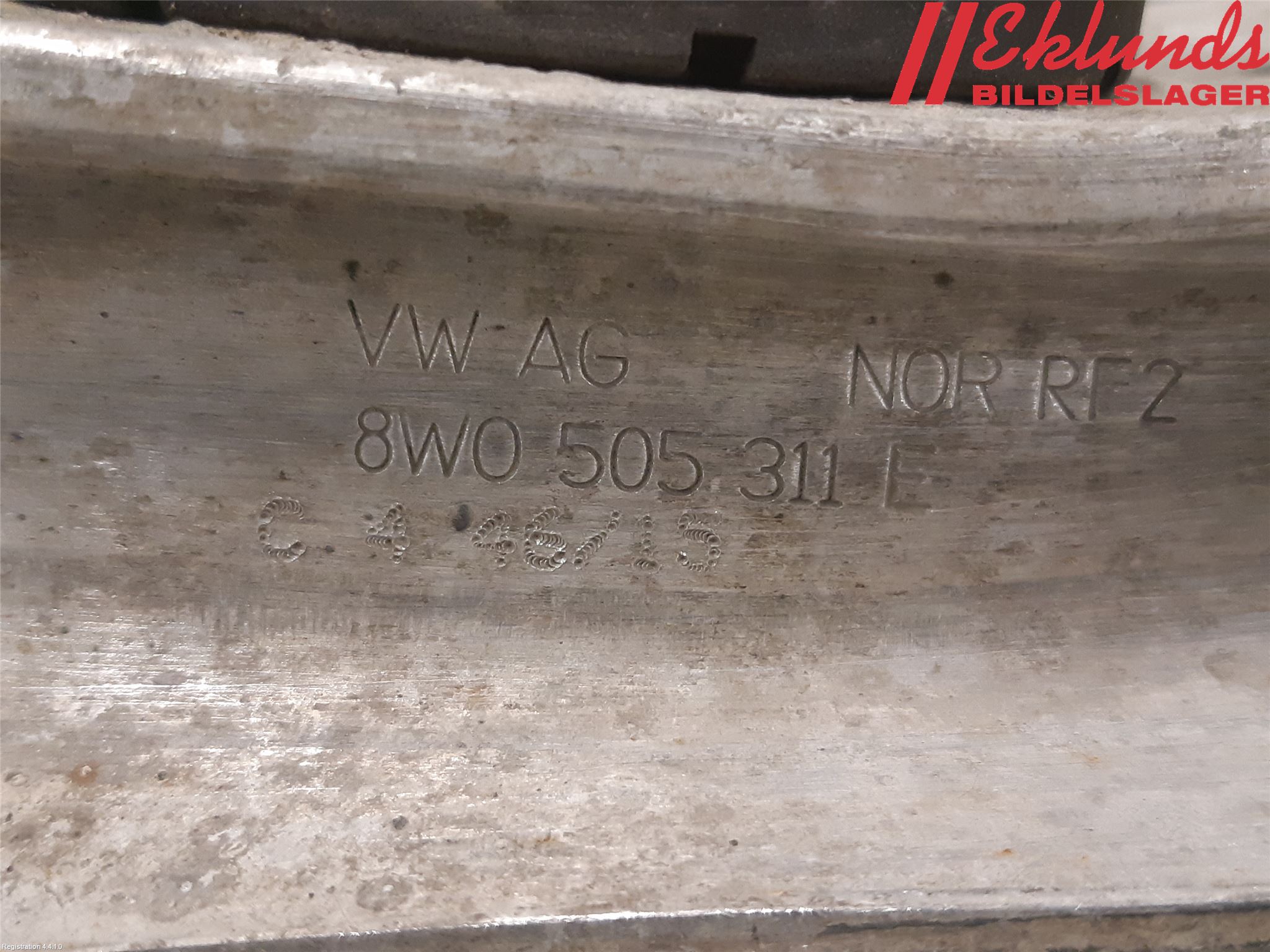 Audi A4/S4 B9 16-19 Bärarm Bak Höger