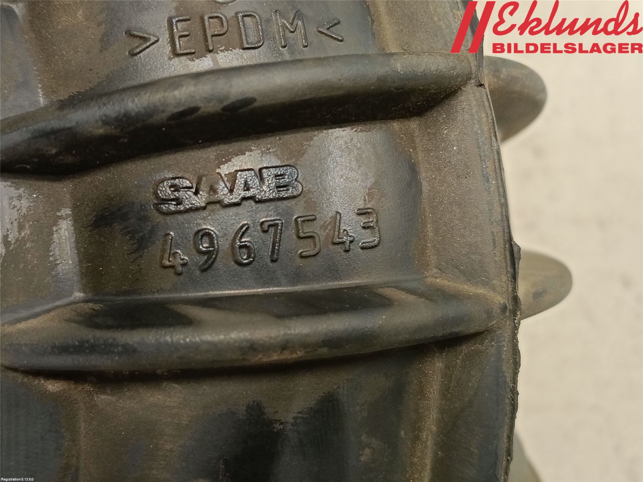 Saab 9-5     06-10 Injgummibälg-Slang