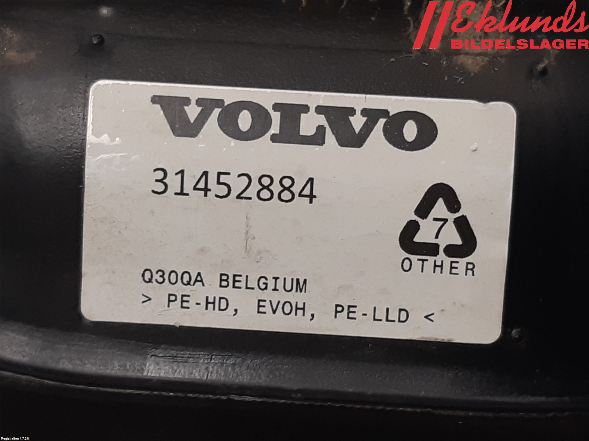 Volvo XC90/RECHARGE 16- Bränsletank