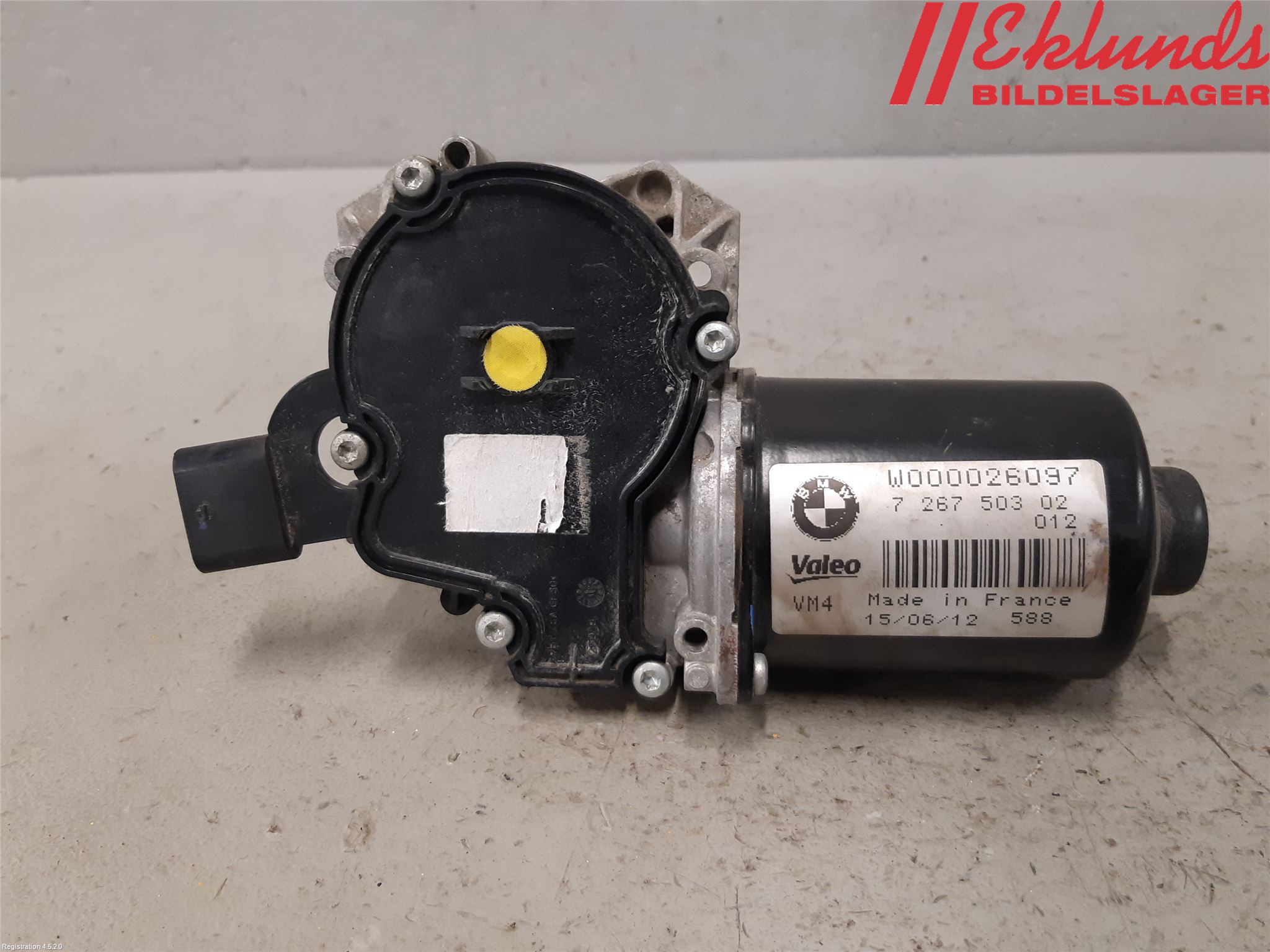 BMW 1 F20/F21 11-19 Torkarmotor Vindruta