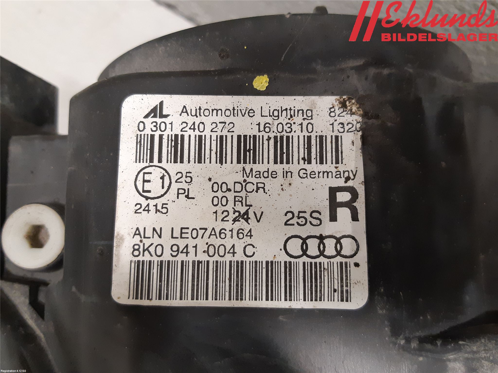 Audi A4 ALLROAD 09-16 Strålkastare Höger