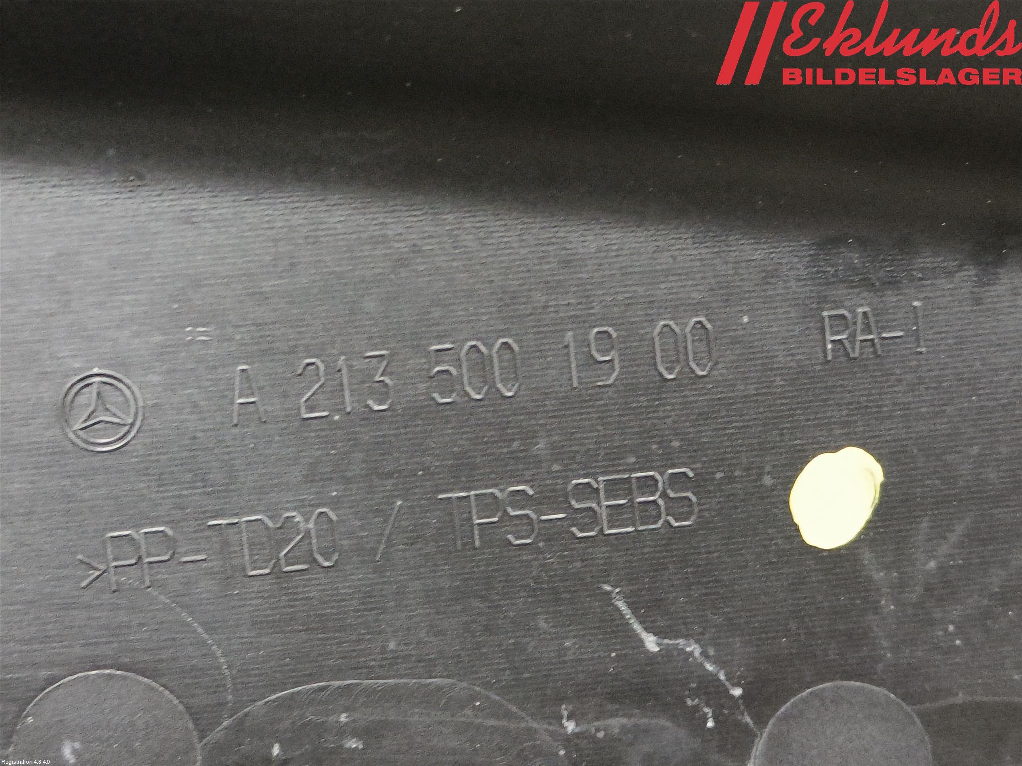 Mercedes-Benz MB E-KLASS (W213) 16-23 Deflektor Plåt-Plast Kylning