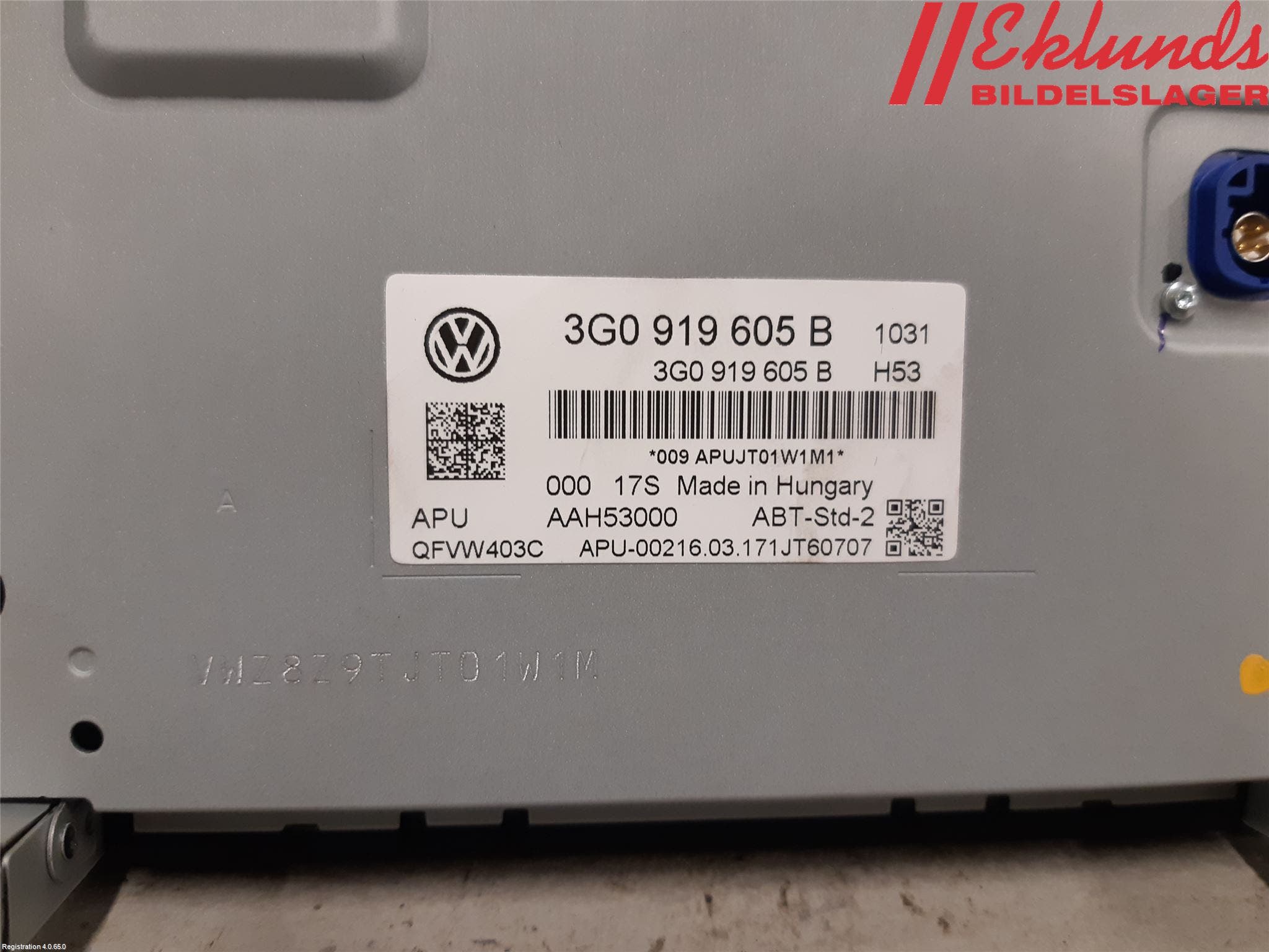 Volkswagen VW GOLF SPORTSVAN 15-20 Cd Radio - Multimediapanel