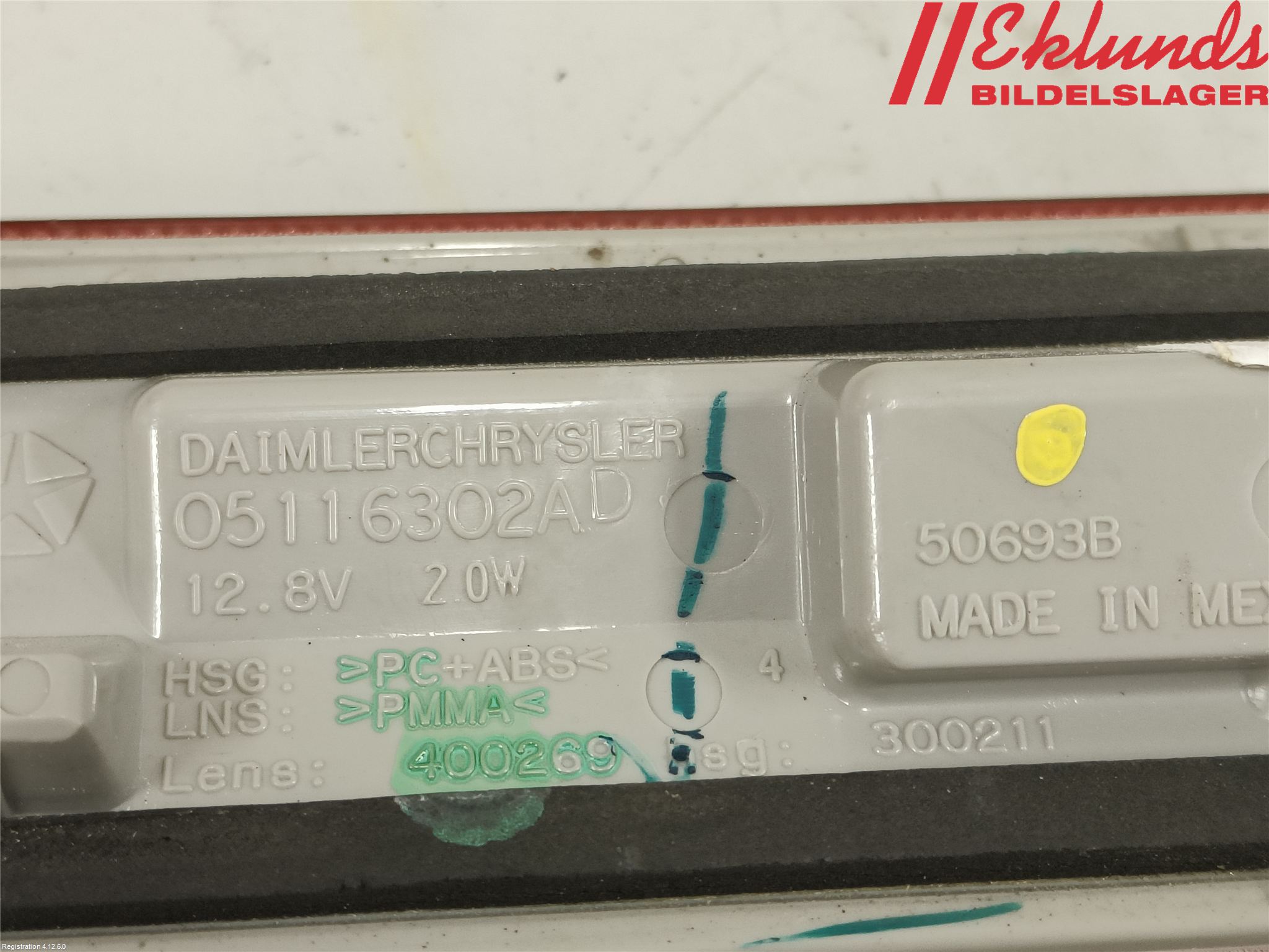 Fiat FREEMONT Bromsljus Bakruta