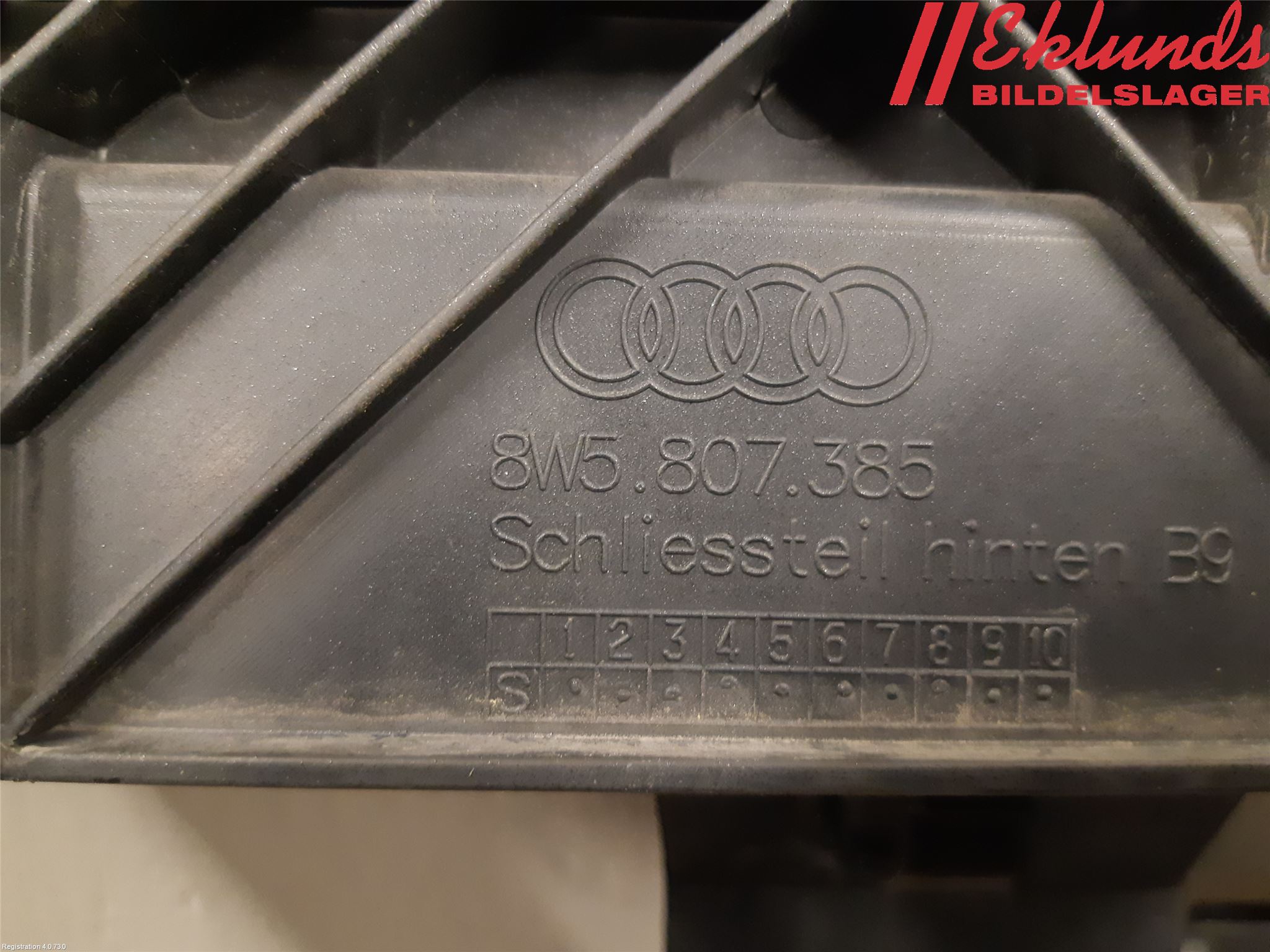 Audi A4/S4 B9 16-19 Stötfångare Deformelement Bak