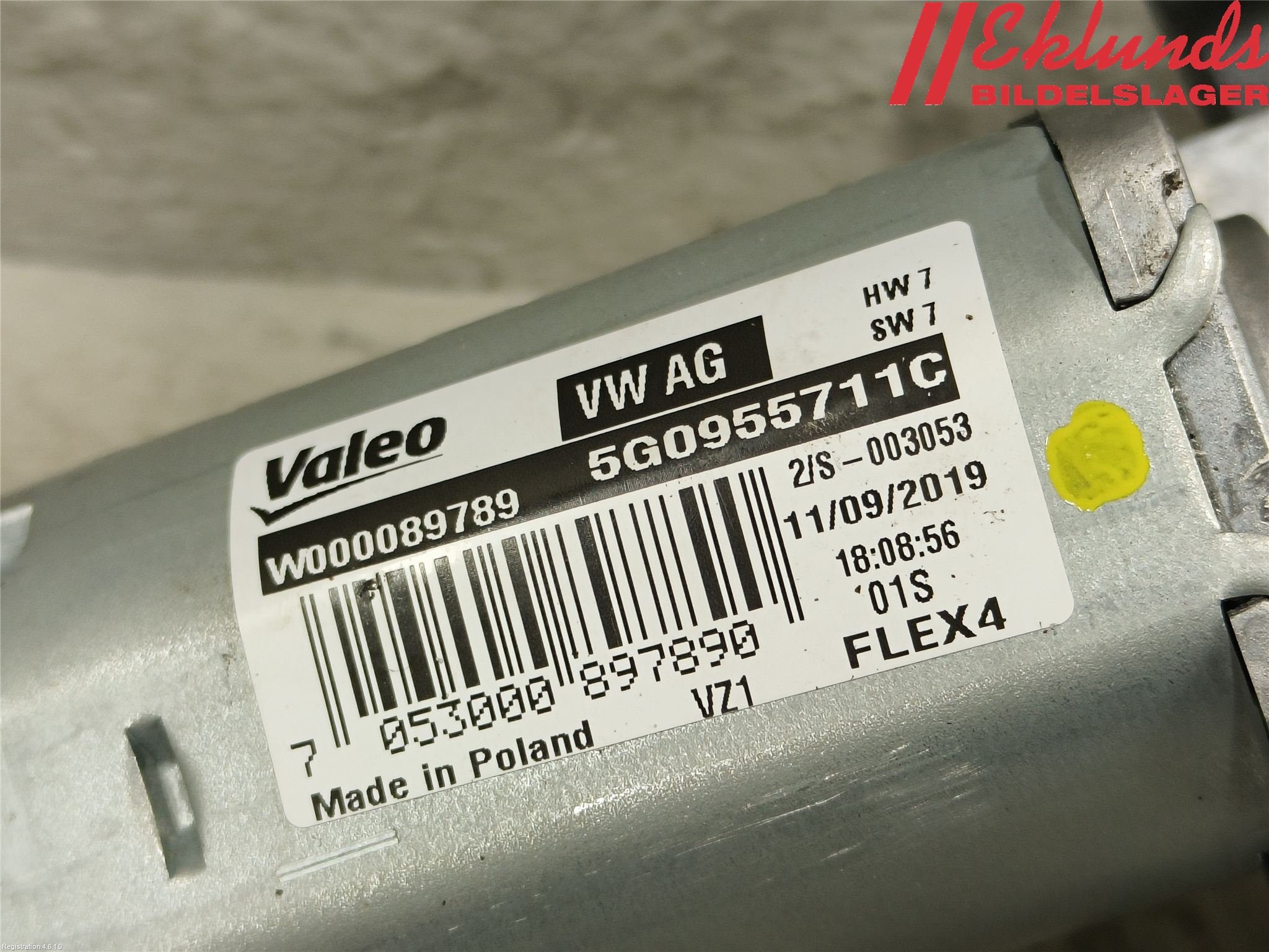 Volkswagen VW PASSAT 20-24 Torkarmotor Baklucka