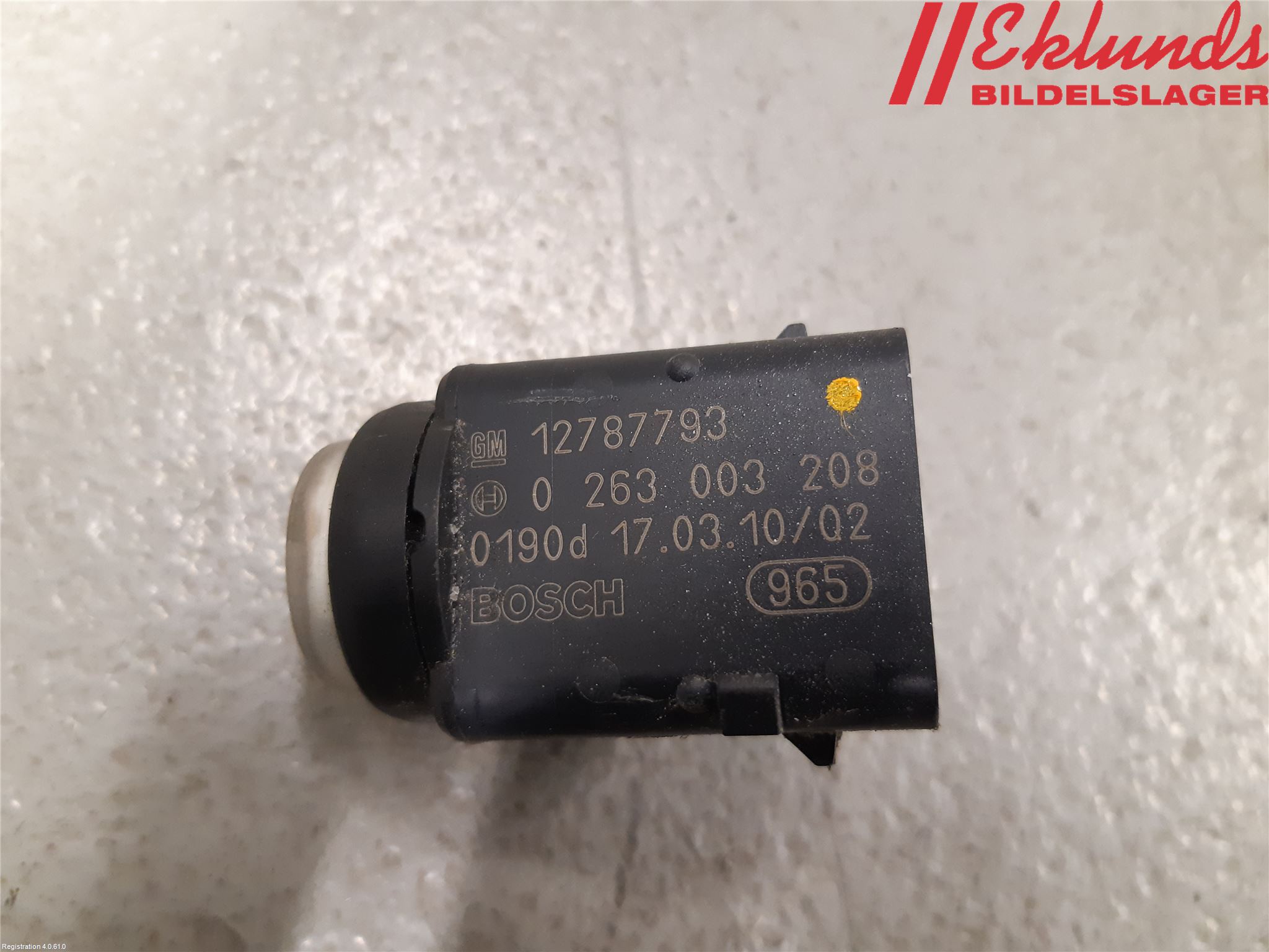 Saab 9-3 VER2/VER3 08-15 Parkeringshjälp Backsensor