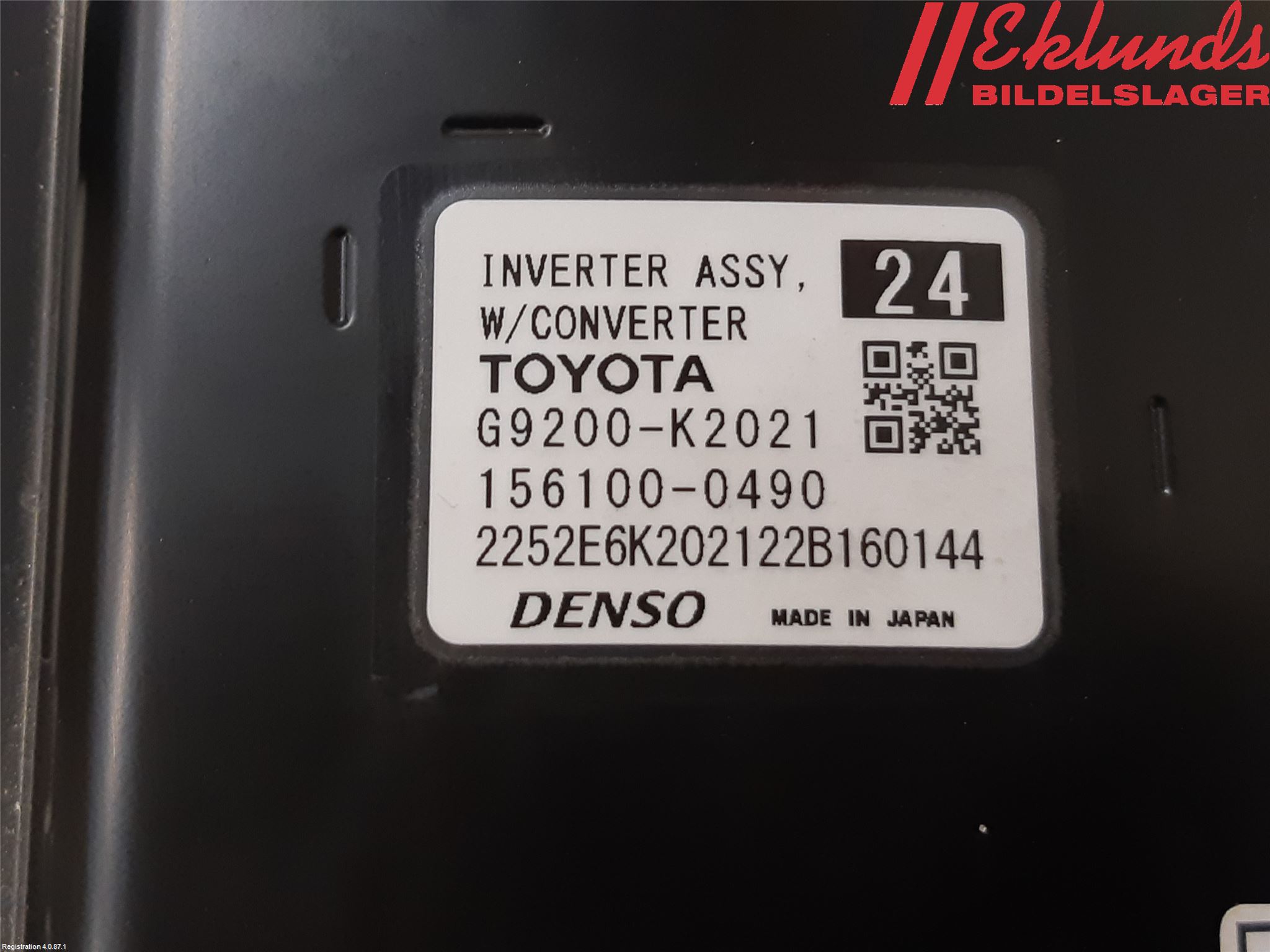 Toyota YARIS CROSS XP21 21- Inverter Hybrid