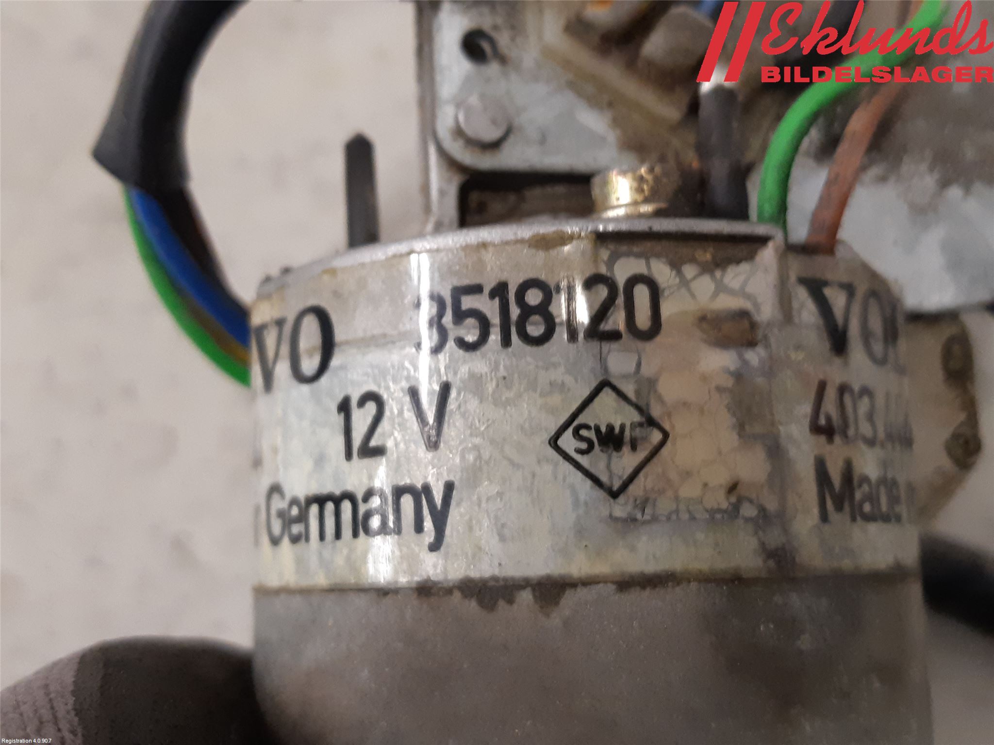 Volvo 940 91-98 Torkarmotor Vindruta