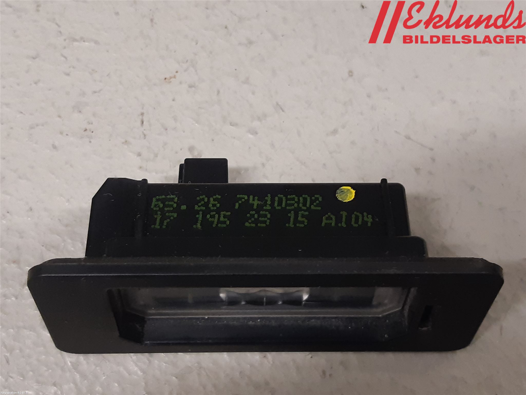 BMW 5 G30/G31/F90 17-23 Skylt Belysning