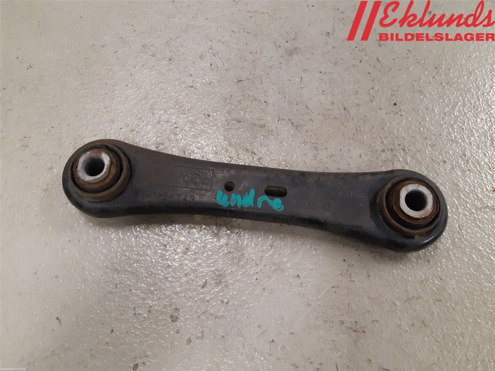 Volvo V60 11-13 Bärarm Bak Vänster