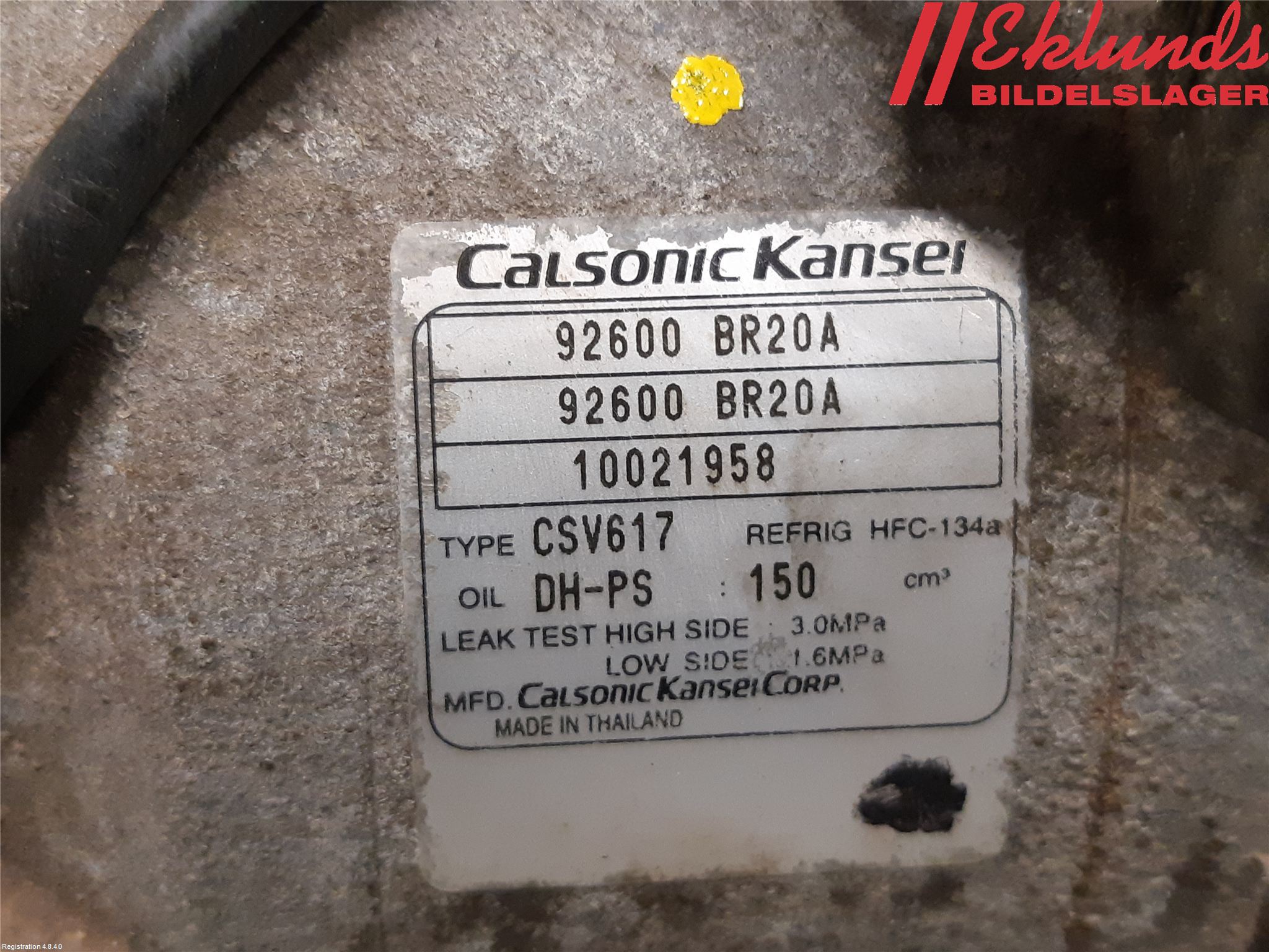 Nissan QASHQAI 10-14 Ac Kompressor