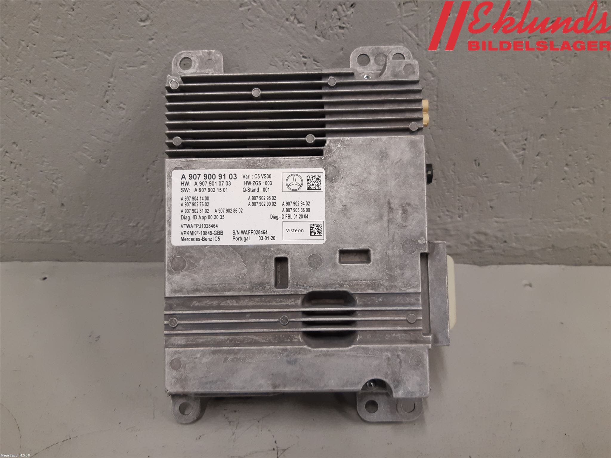 Mercedes-Benz MB SPRINTER (W907/W910) 19- Radio-Stereo Förstärkare