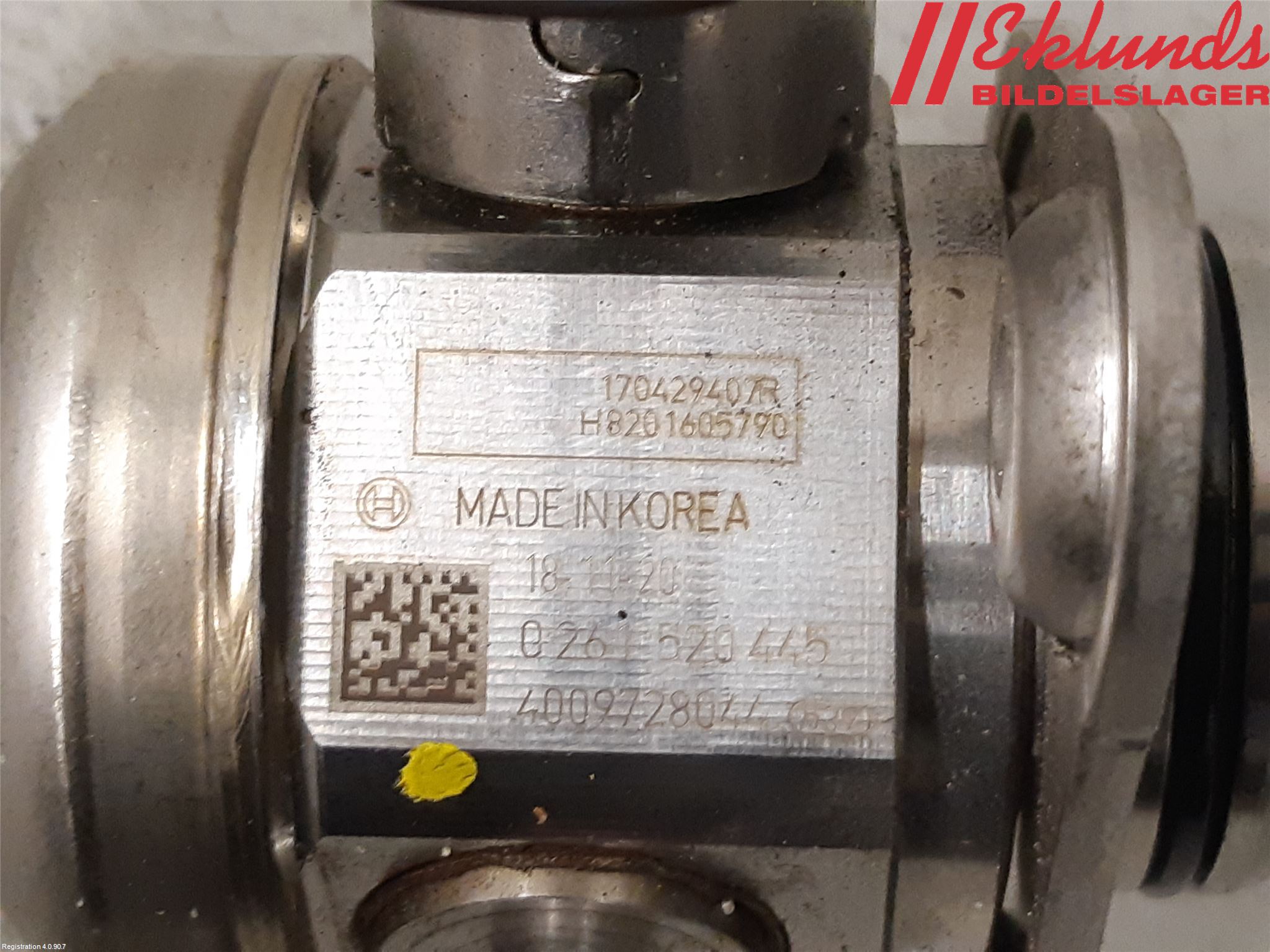 Renault TALISMAN 16-20 Bränslepump Mek