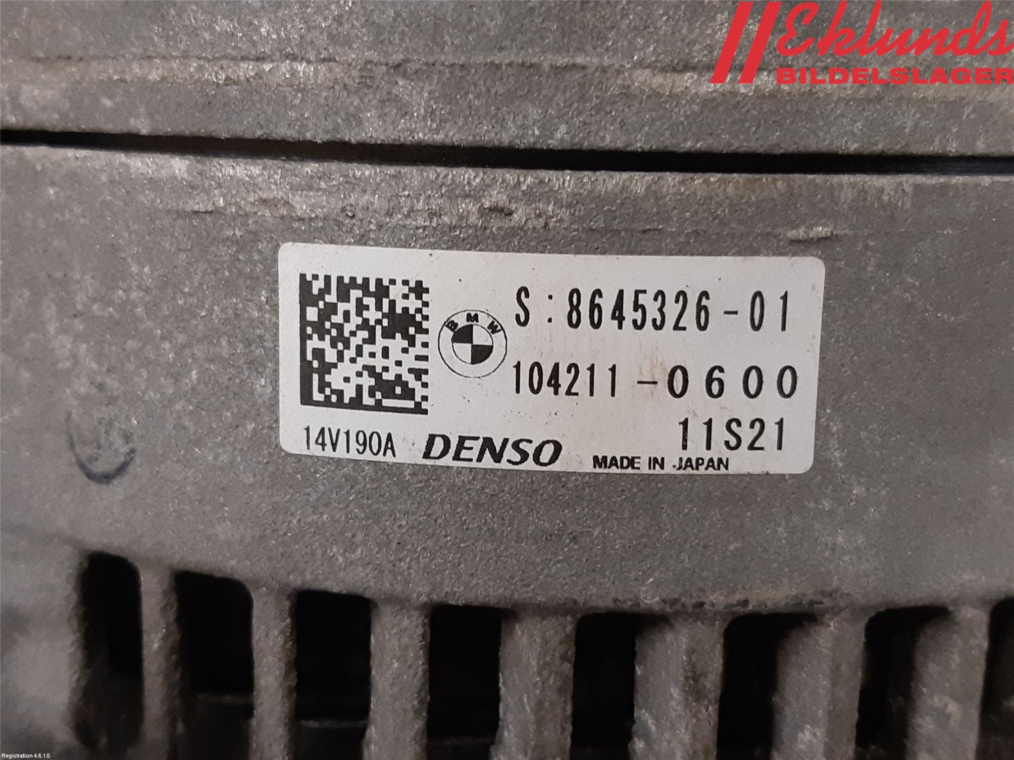 BMW 4 F36 Gran Coupé 14-20 Generator