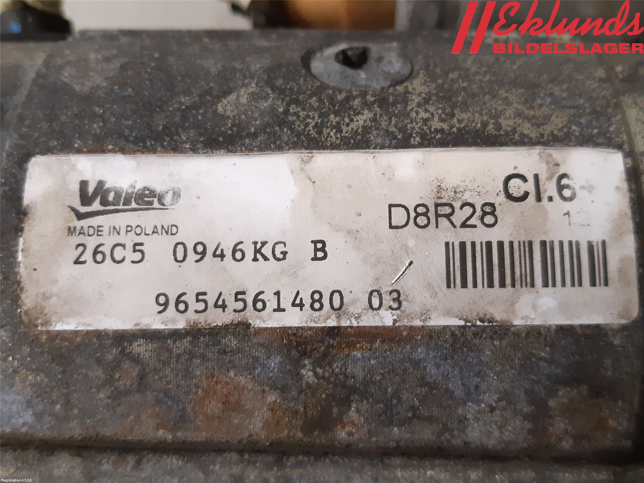 Peugeot 508 11-18 Startmotor Diesel