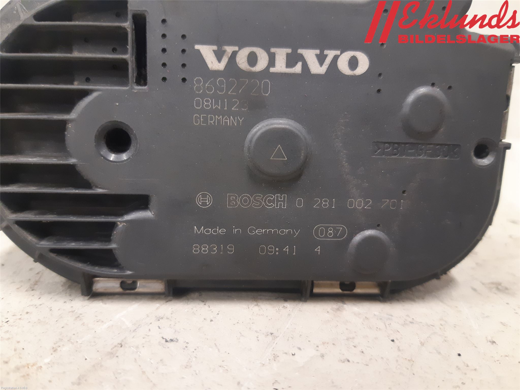 Volvo V70 05-08 Injspjällhus