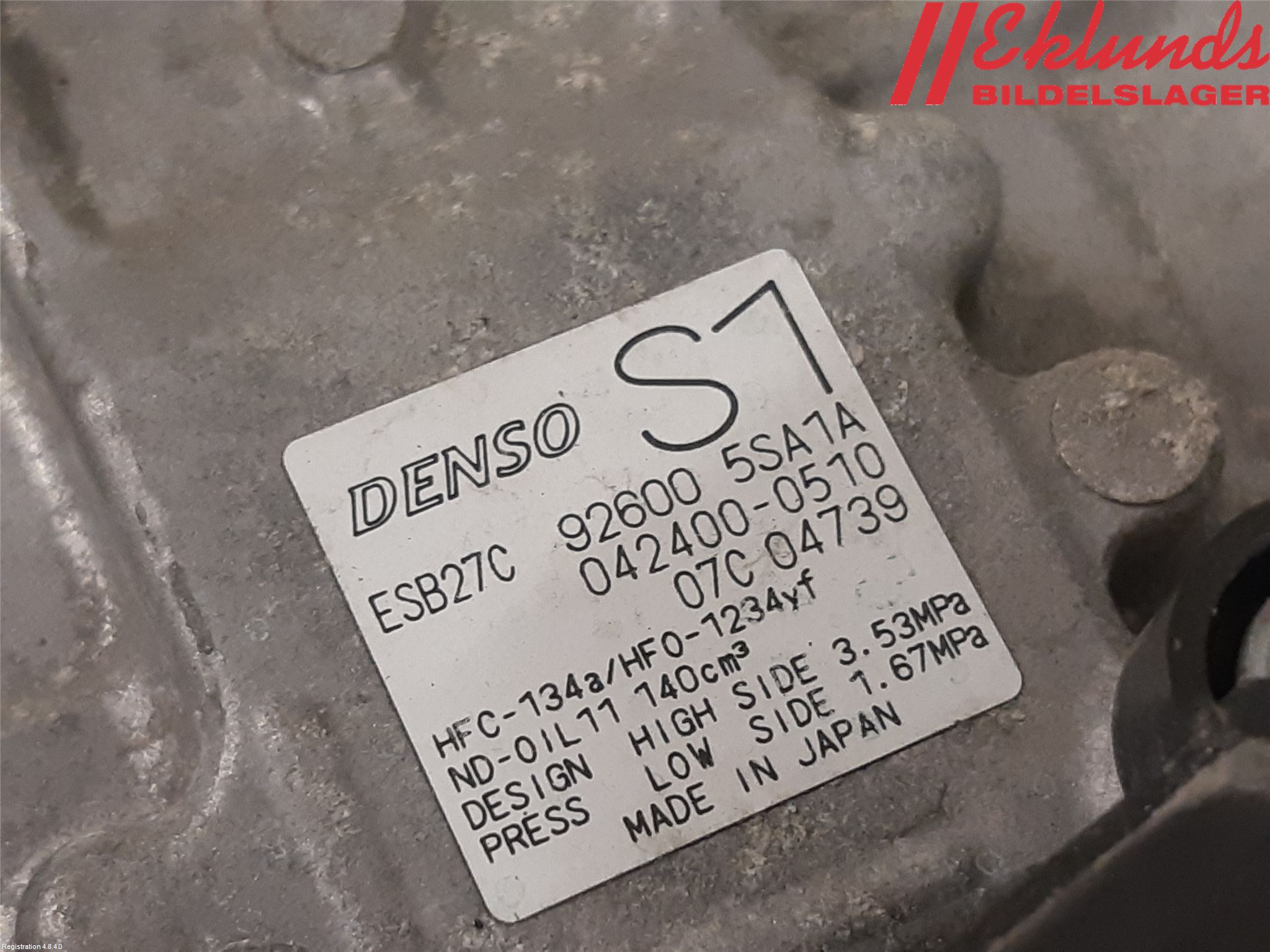 Nissan LEAF 18- Ac Kompressor
