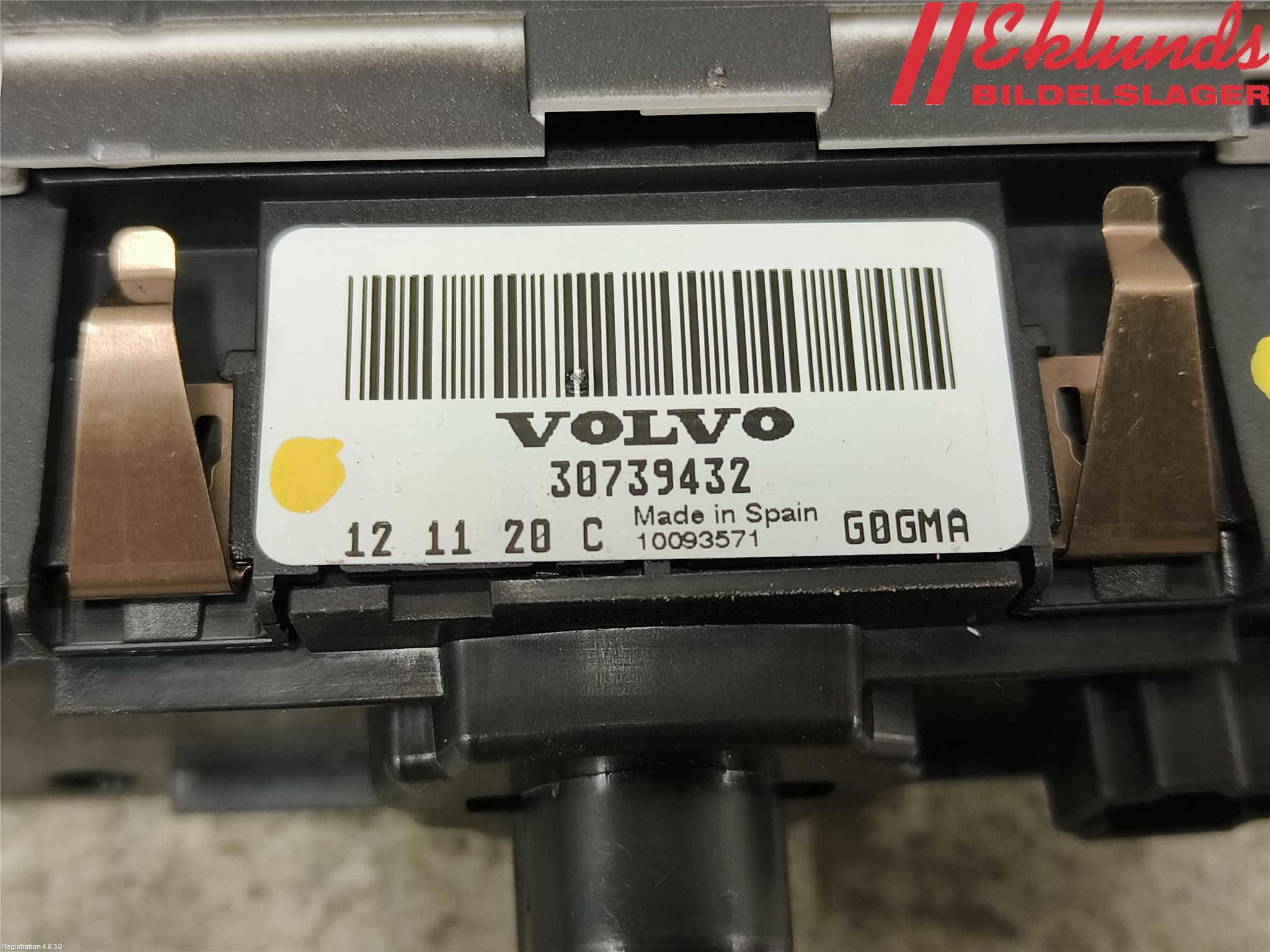 Volvo V60 11-13 Strömställare Ljus