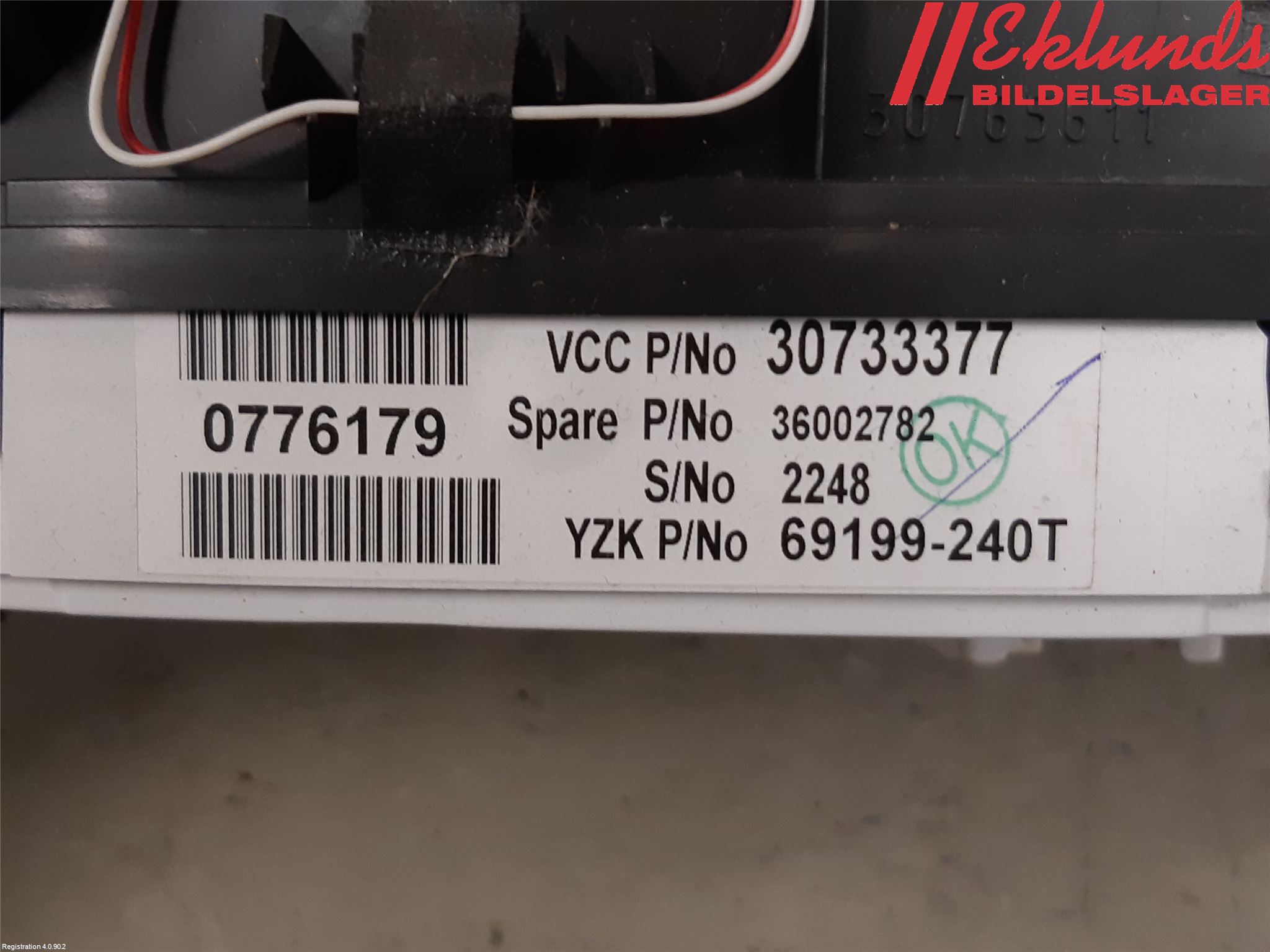 Volvo XC90 07-14 Instrument Komb