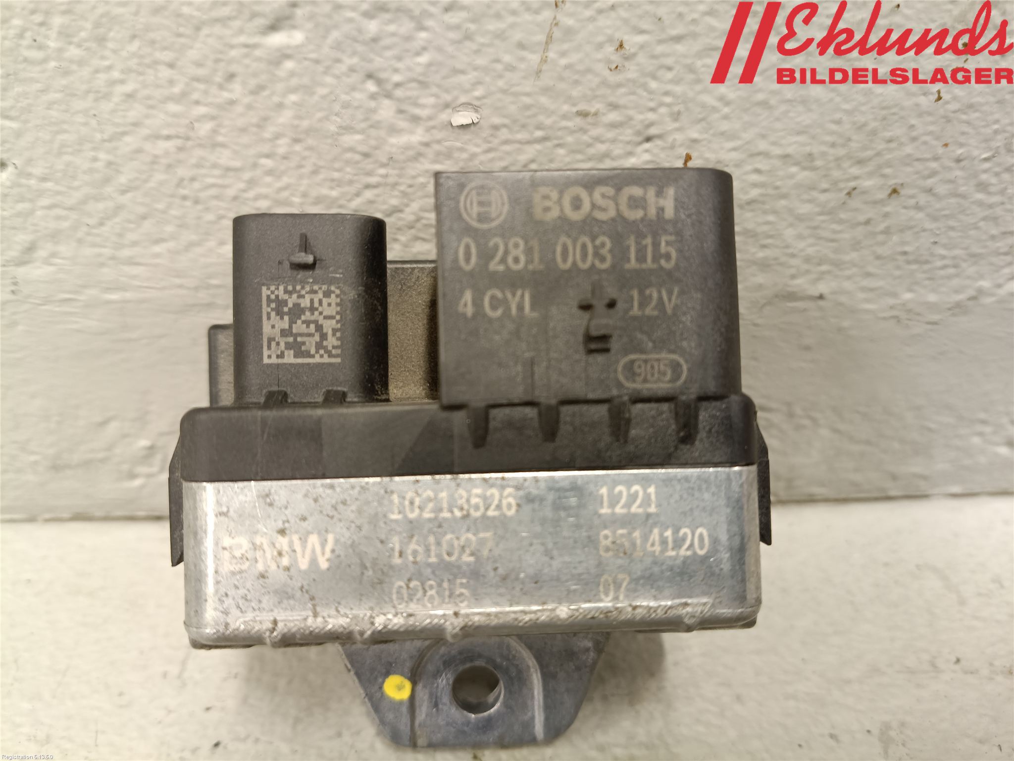 BMW 5 F10/F11/F18 09-17 Relä Glödning Diesel