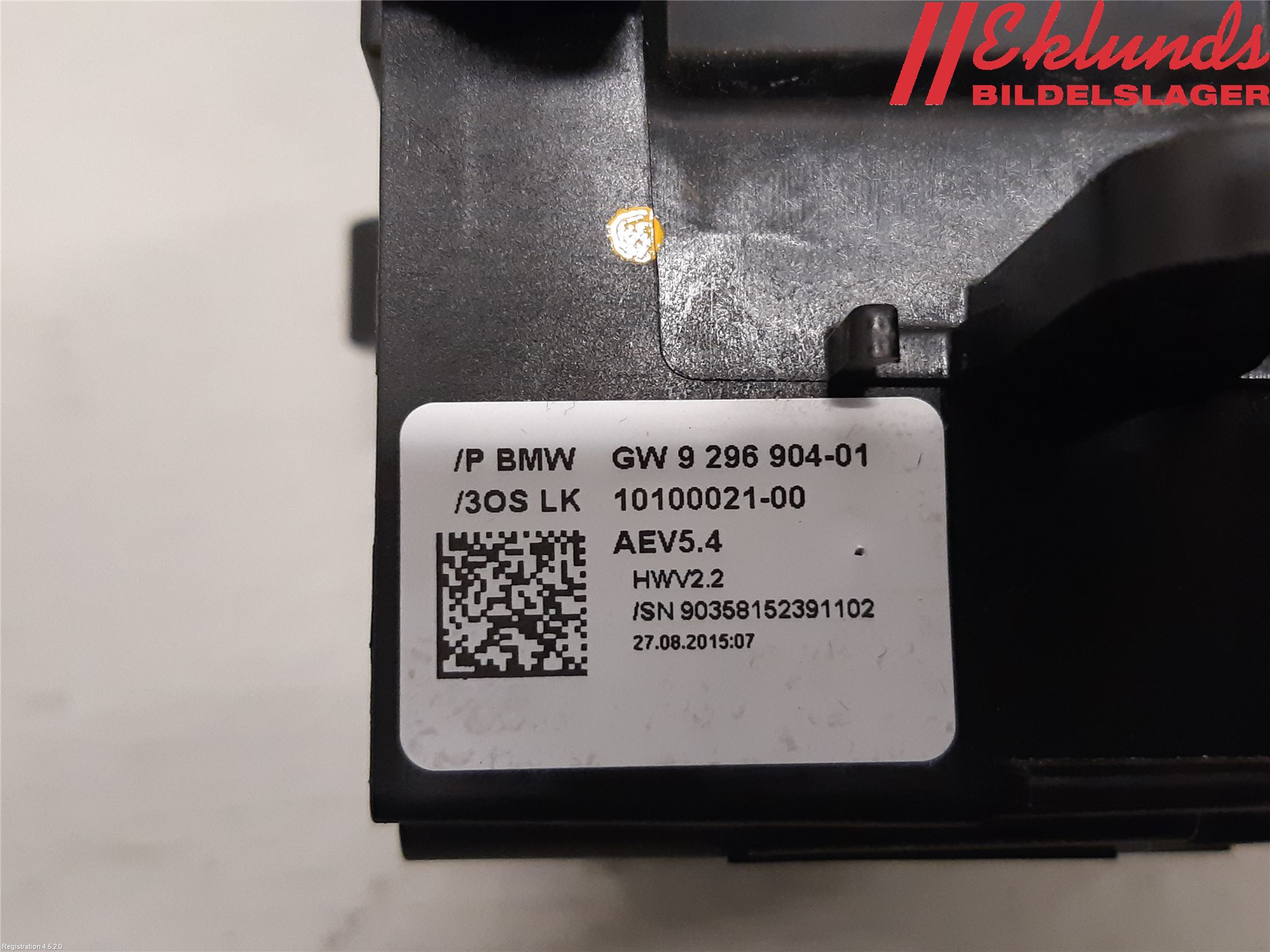BMW 5 F10/F11/F18 09-17 Växelspak