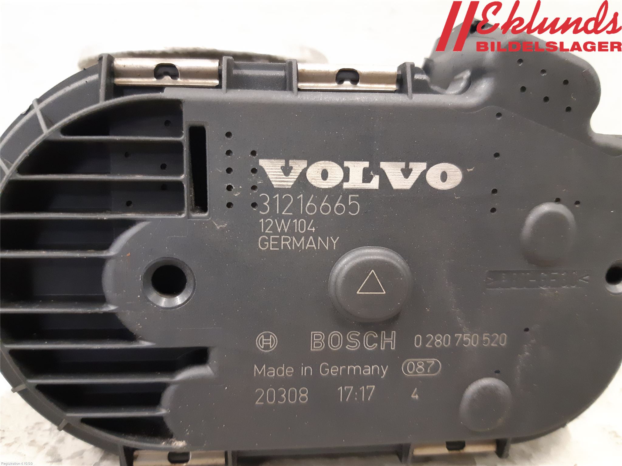 Volvo V70 08-13 Injspjällhus