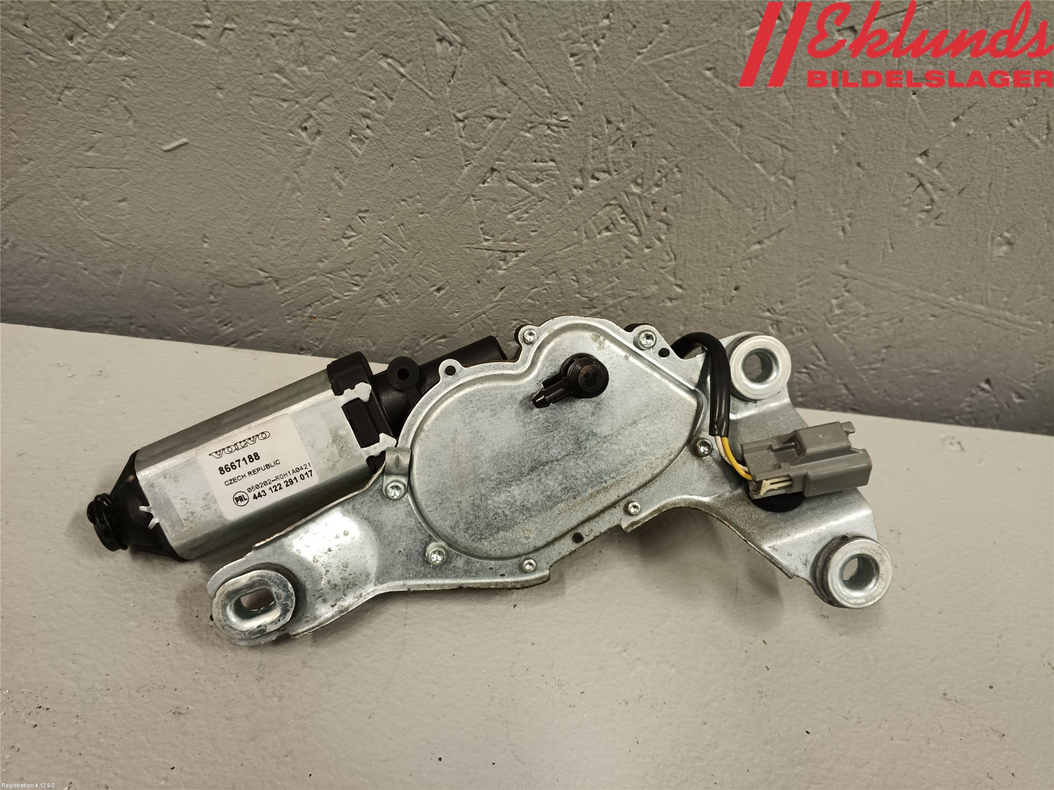 Volvo V70 05-08 Torkarmotor Baklucka