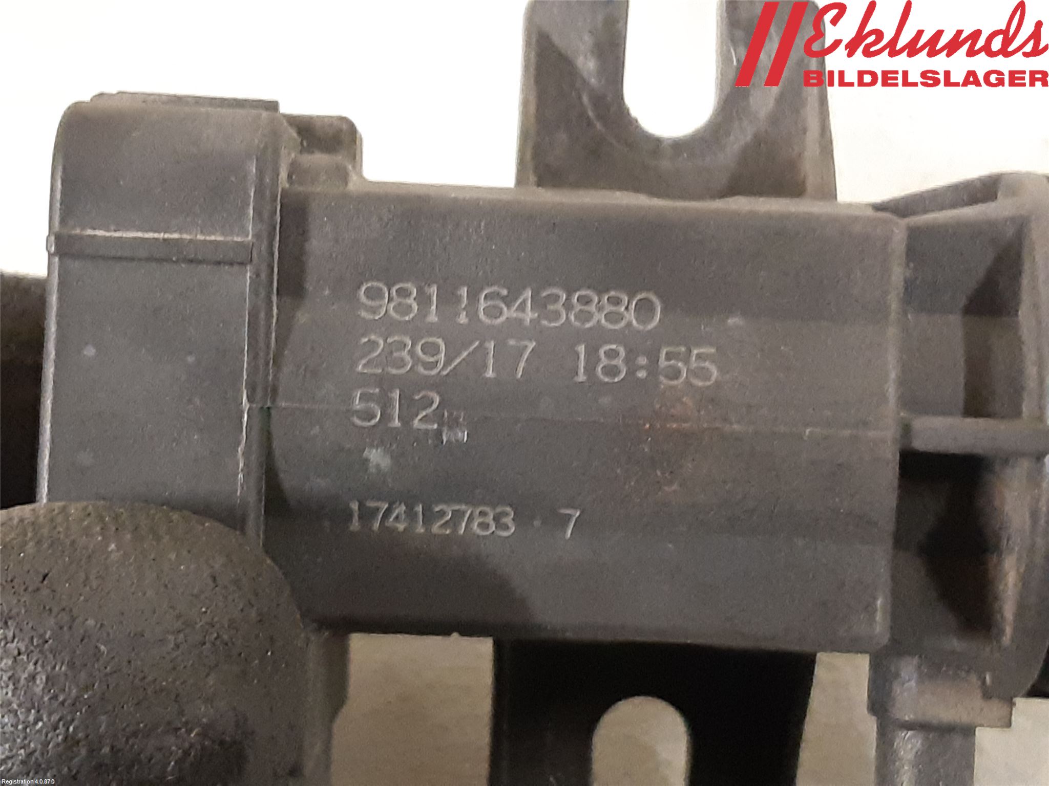 Peugeot PARTNER 16-18 Vakuumventil